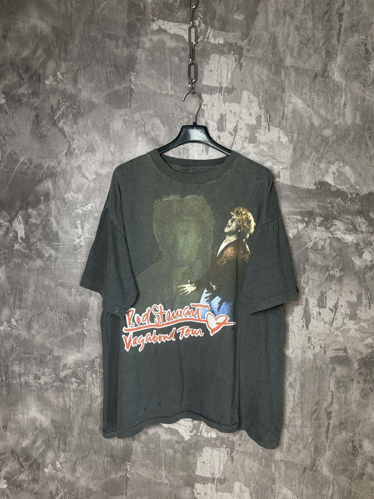 Band Tees × Vintage Vintage 90s Rod Stewart Tour Oversize T-shirt Size US L / EU 52-54 / 3 - 1 Thumbnail