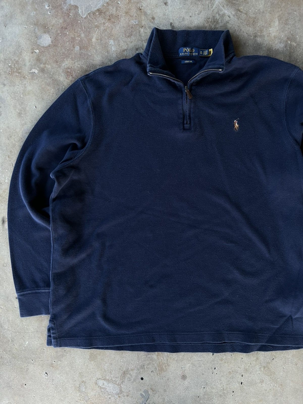 Polo Ralph Lauren Vintage Polo Ralph Quarter Zip Up Jacket Sweatshirt Sweater Size US XL / EU 56 / 4 - 1 Thumbnail