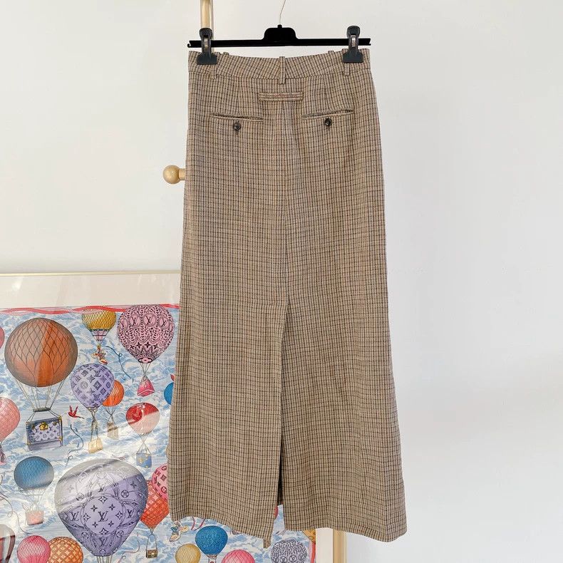 Acne Studios Acne Studios size:34 Agnes embroidered checkered skirt Size 33" - 4 Thumbnail