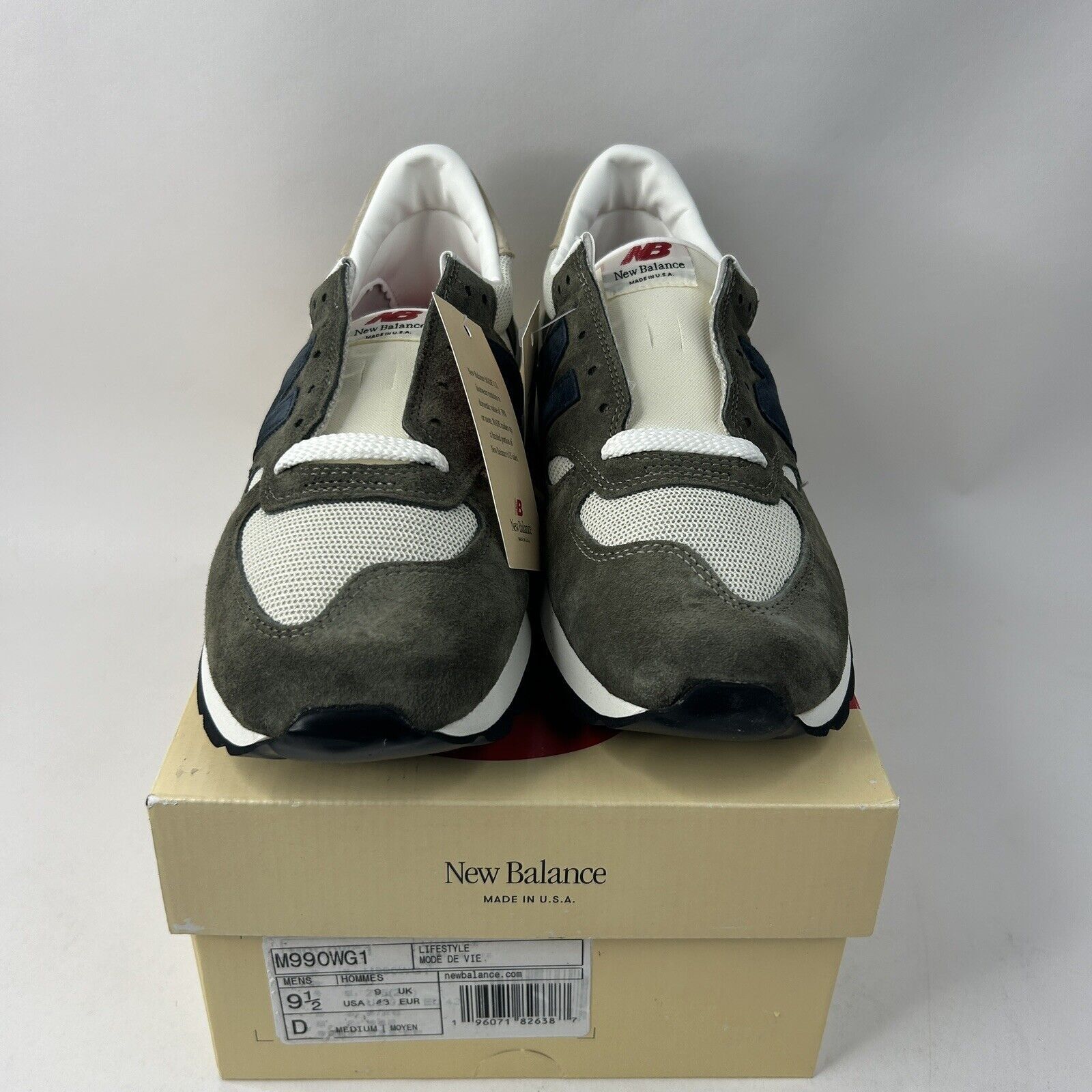 New Balance New Balance 990v1 x Teddy Santis MiUSA “Blue Grey” 2024 Size US 9.5 / EU 42-43 - 2 Thumbnail