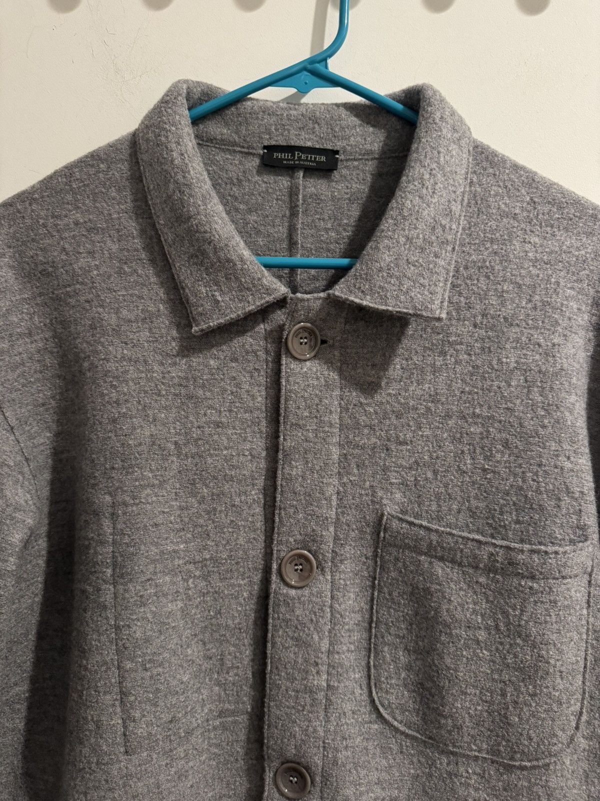 Other Phil Petter Austria Merino Wool Knit Overshirt Size Medium Size US M / EU 48-50 / 2 - 2 Thumbnail
