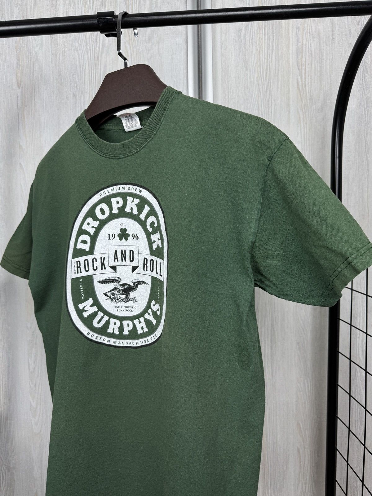 Fruit Of The Loom Vintage y2k Dropkick Murphys Band Tee Shamrock And Roll Punk Size US M / EU 48-50 / 2 - 5 Thumbnail