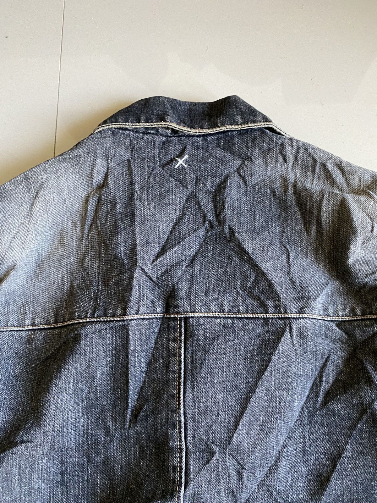 If Six Was Nine × Japanese Brand × Le Grande Bleu (L.G.B.) 2000s SIFURY punk bikers denim jacket Size US M / EU 48-50 / 2 - 5 Thumbnail