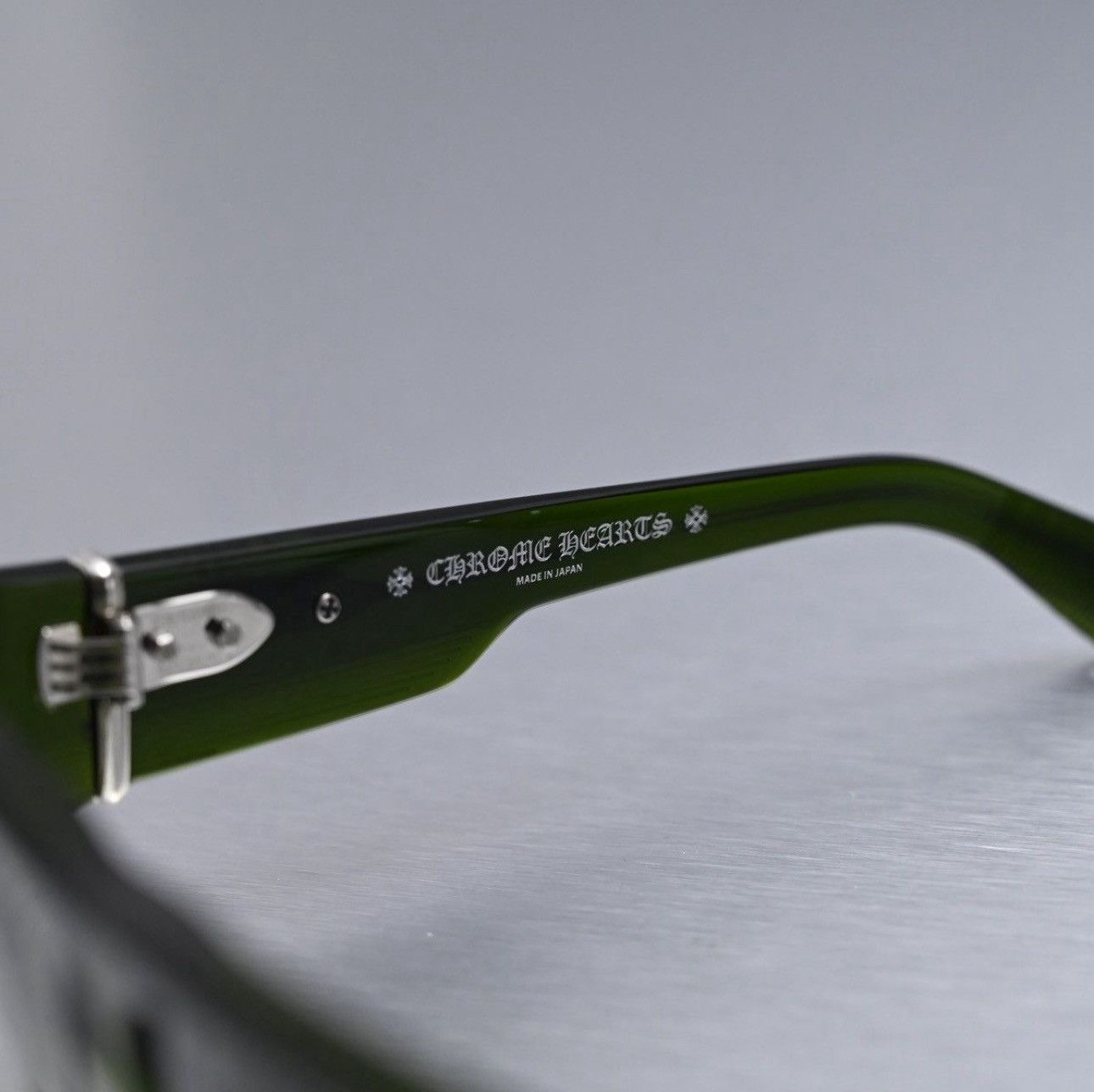 Chrome Hearts CHROME HEARTS YER BJORN AGAIN MOSS SUNGLASSES Size ONE SIZE - 4 Thumbnail