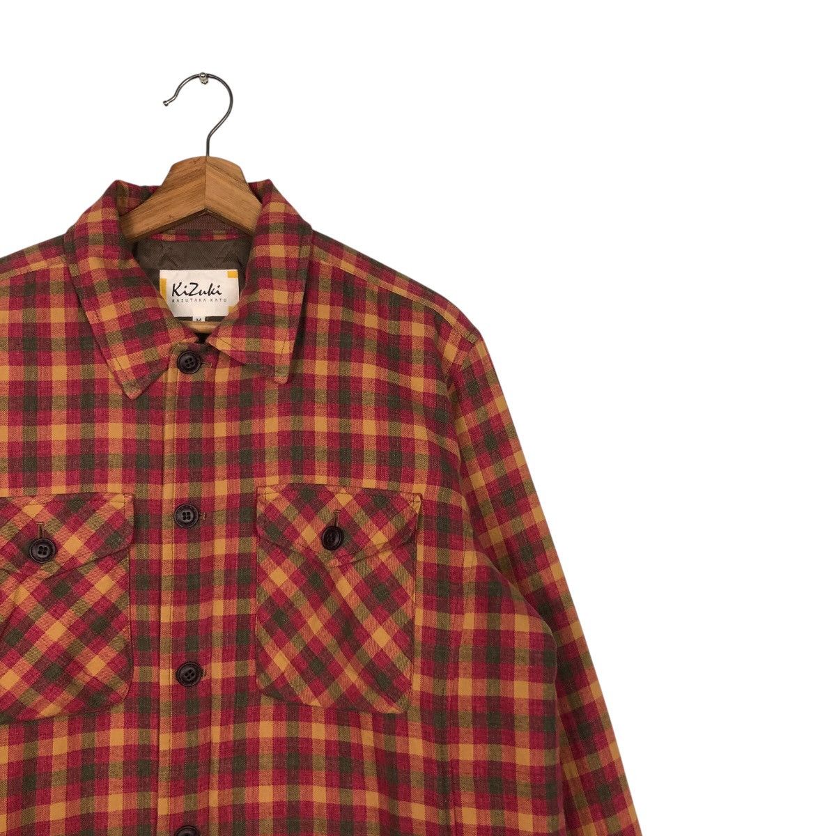 Japanese Brand 📌Vintage Zipper Chore Jacket Kizuku Kazutaka Kato Tartan Size US M / EU 48-50 / 2 - 7 Thumbnail