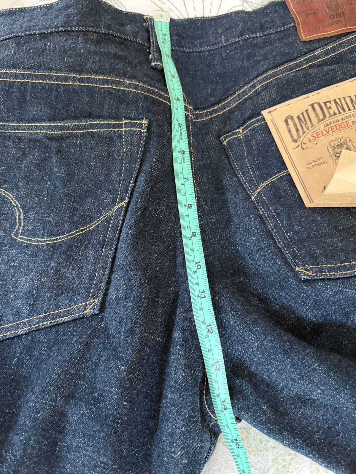 Oni 288ZR-OLV 20OZ "SECRET DENIM OLIVE WEFT" Size US 38 / EU 54 - 7 Thumbnail