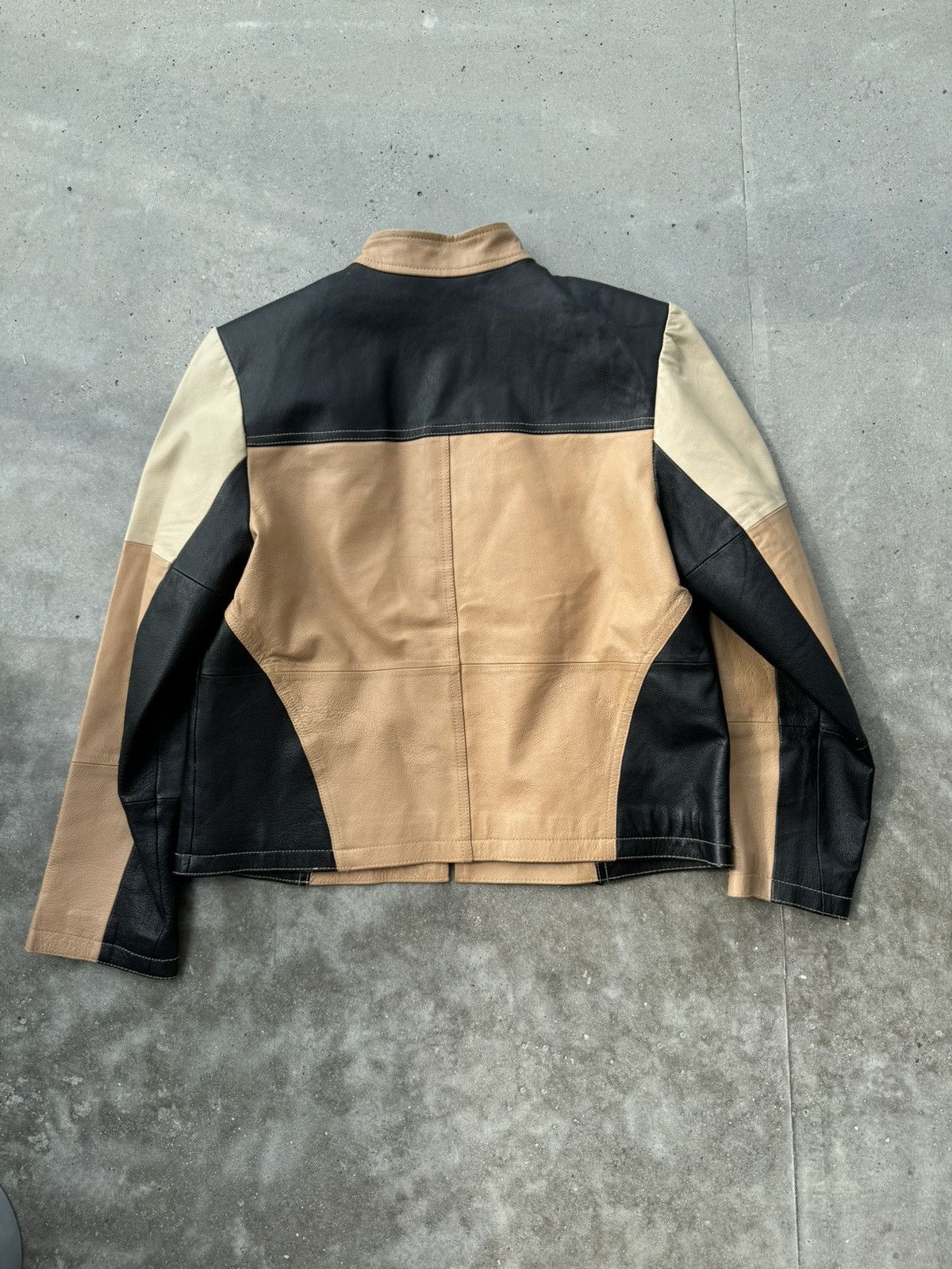 Japanese Brand × Vintage Vintage Leather Jacket Size M / US 6-8 / IT 42-44 - 3 Thumbnail