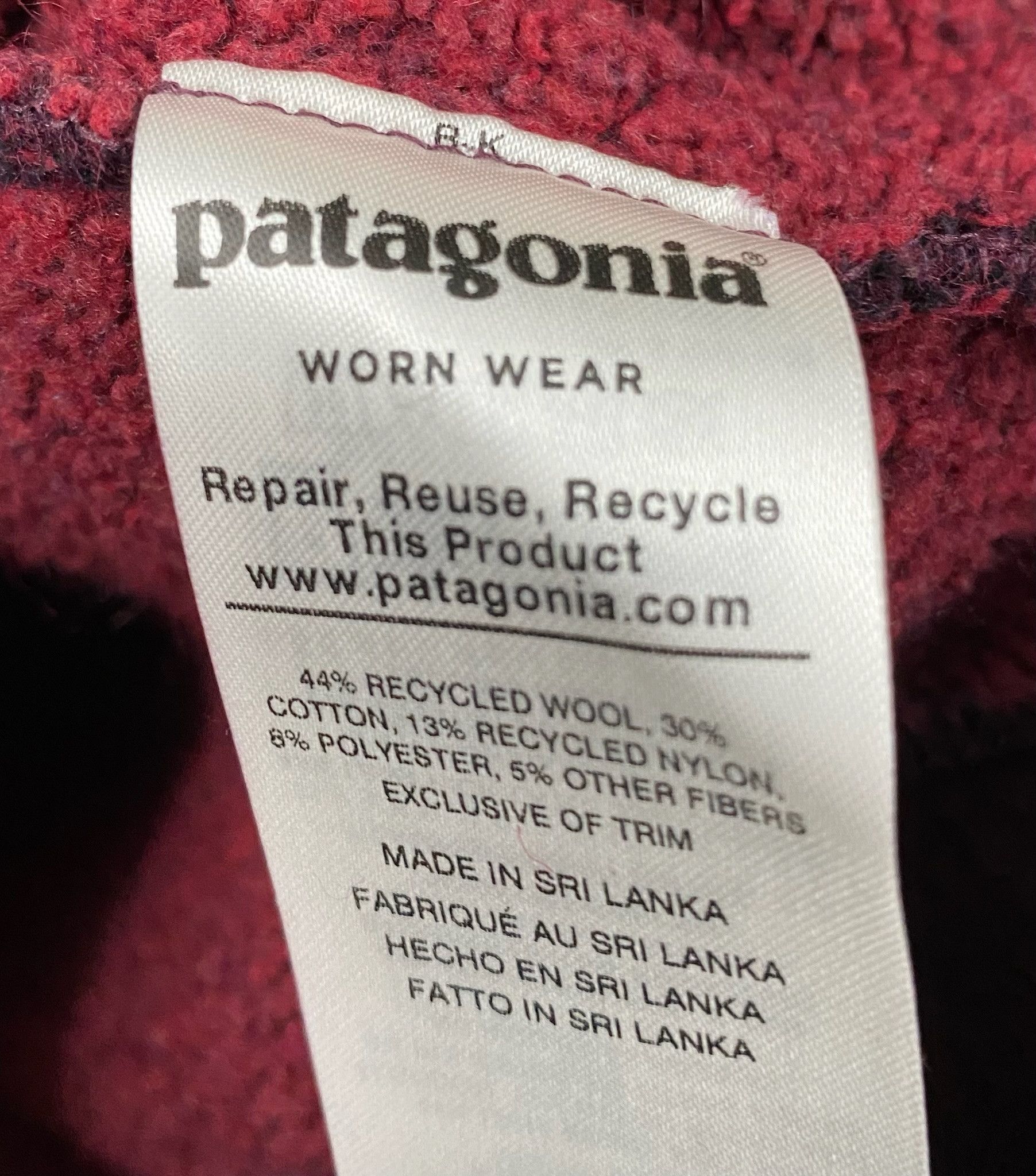 Patagonia Patagonia Woolie Fleece 1/4 Zip Wool Blend Sweater Medium Size M / US 6-8 / IT 42-44 - 5 Thumbnail