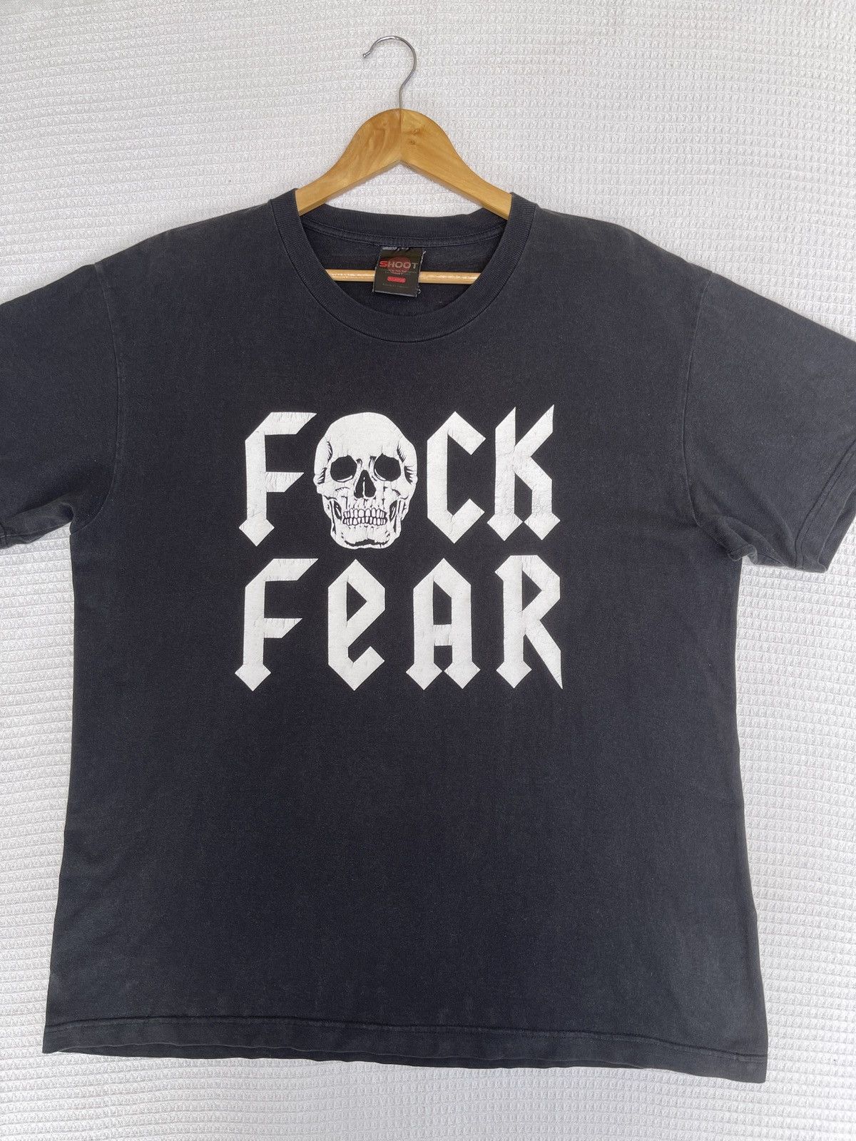Rap Tees Rare🔥Vtg WWF Stone Cold Steve Austin Fuck Fear Faded Tee Size US XL / EU 56 / 4 - 11 Thumbnail