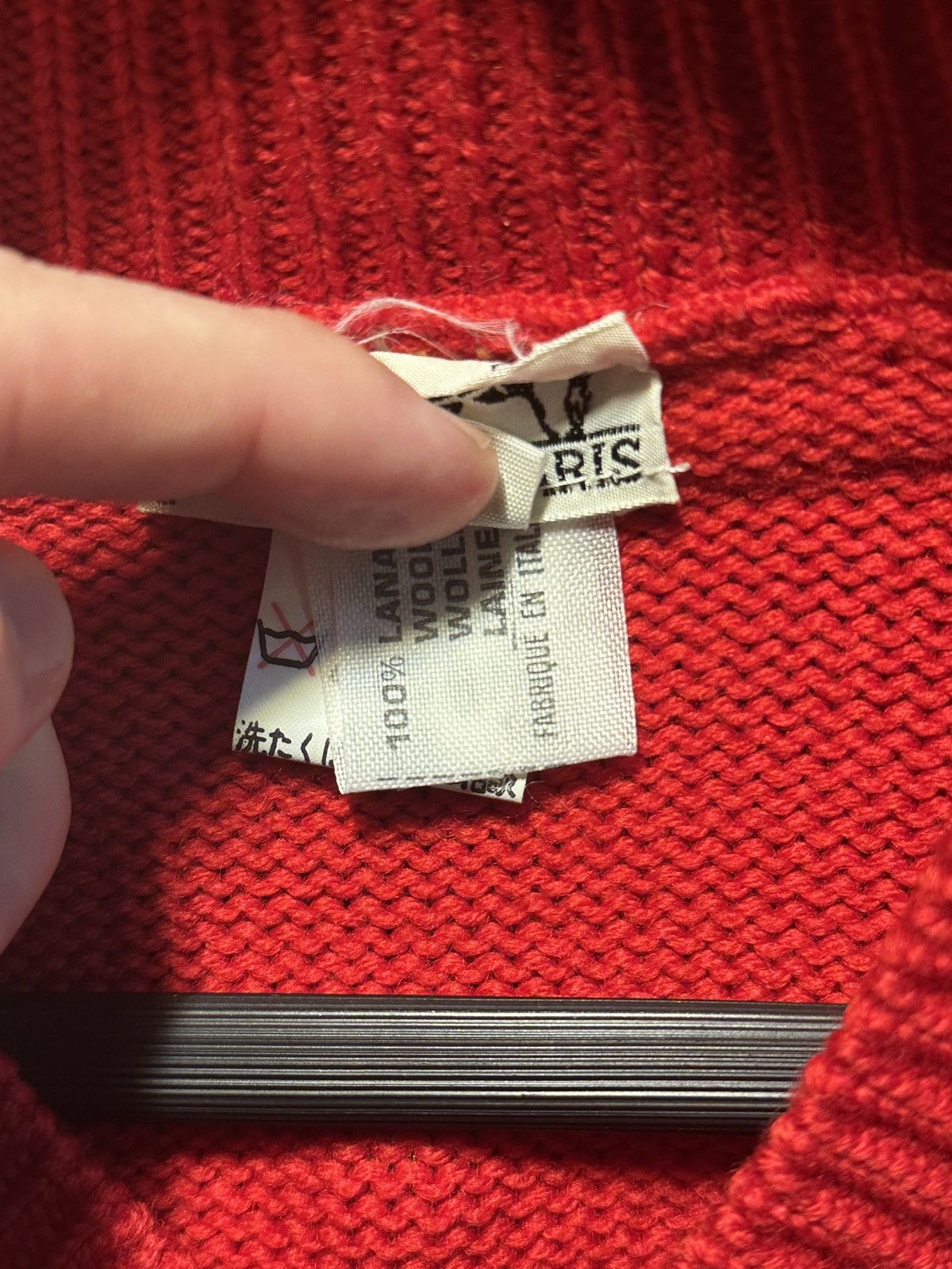 Hermes Vintage 50-60’s Hermes Wool Sweater with Suede Details Size US S / EU 44-46 / 1 - 3 Thumbnail