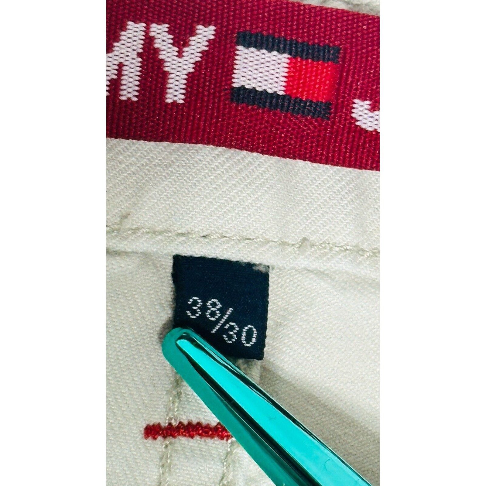 Tommy Hilfiger Vintage Wide Leg Tommy Jeans Mens Cargo Khaki Pants 38 90s Size US 38 / EU 54 - 9 Thumbnail