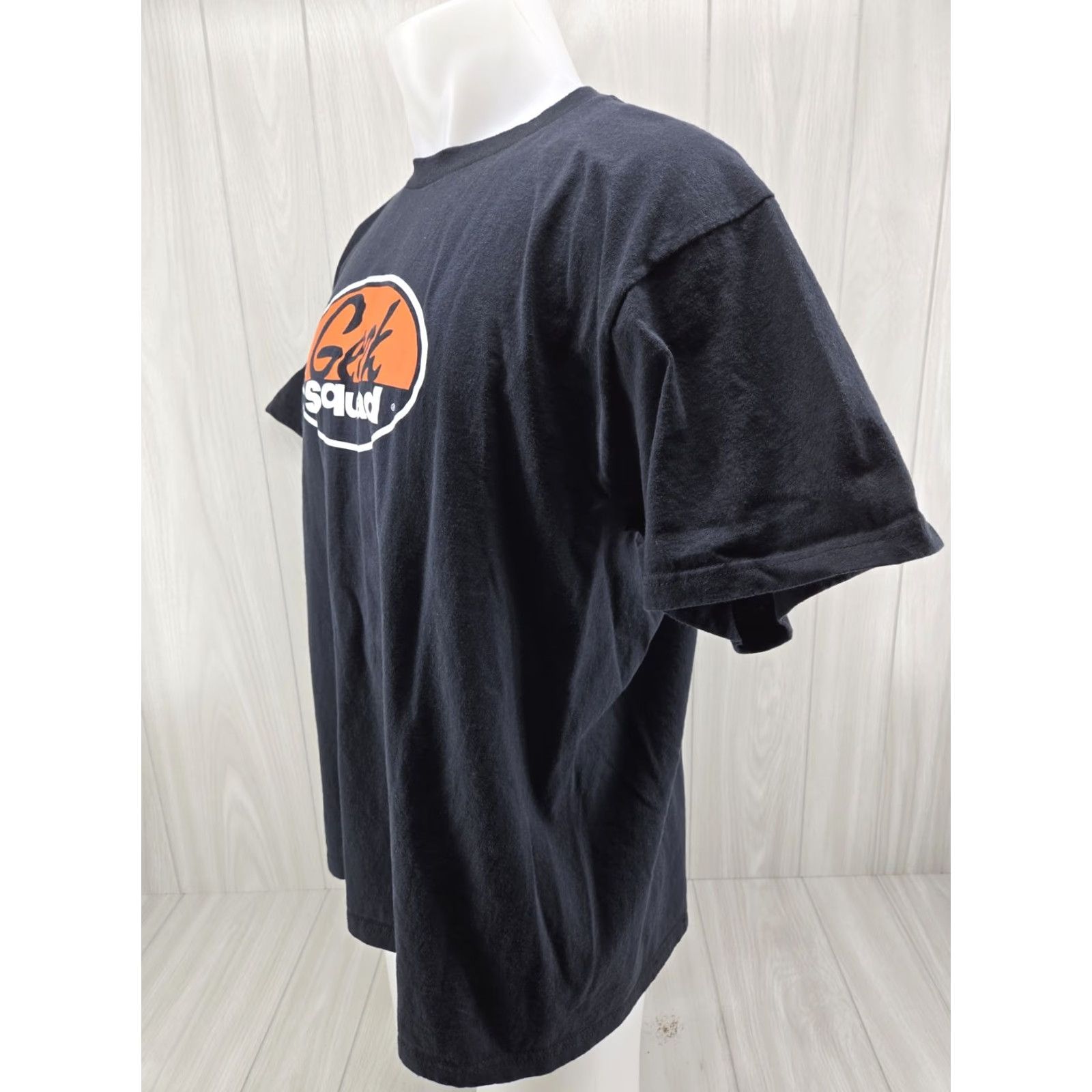Fruit Of The Loom VINTAGE Fruit of the Loom Geek Squad T Shirt Graphic Mens XL Black Size US XL / EU 56 / 4 - 4 Thumbnail