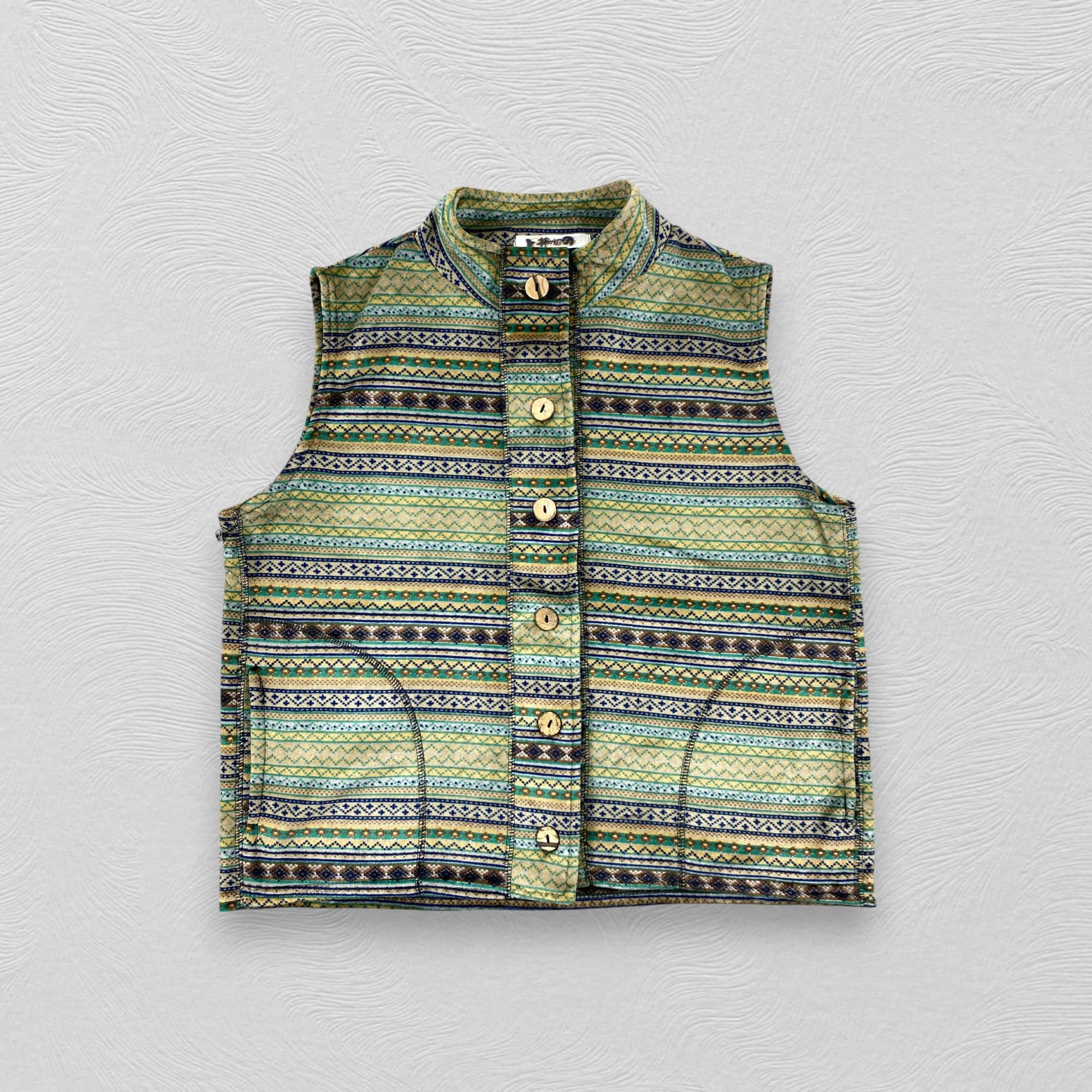 Japanese Brand Vintage Japanese Brand Waist Coat Vest Jacket- J246 Size US S / EU 44-46 / 1 - 1 Thumbnail