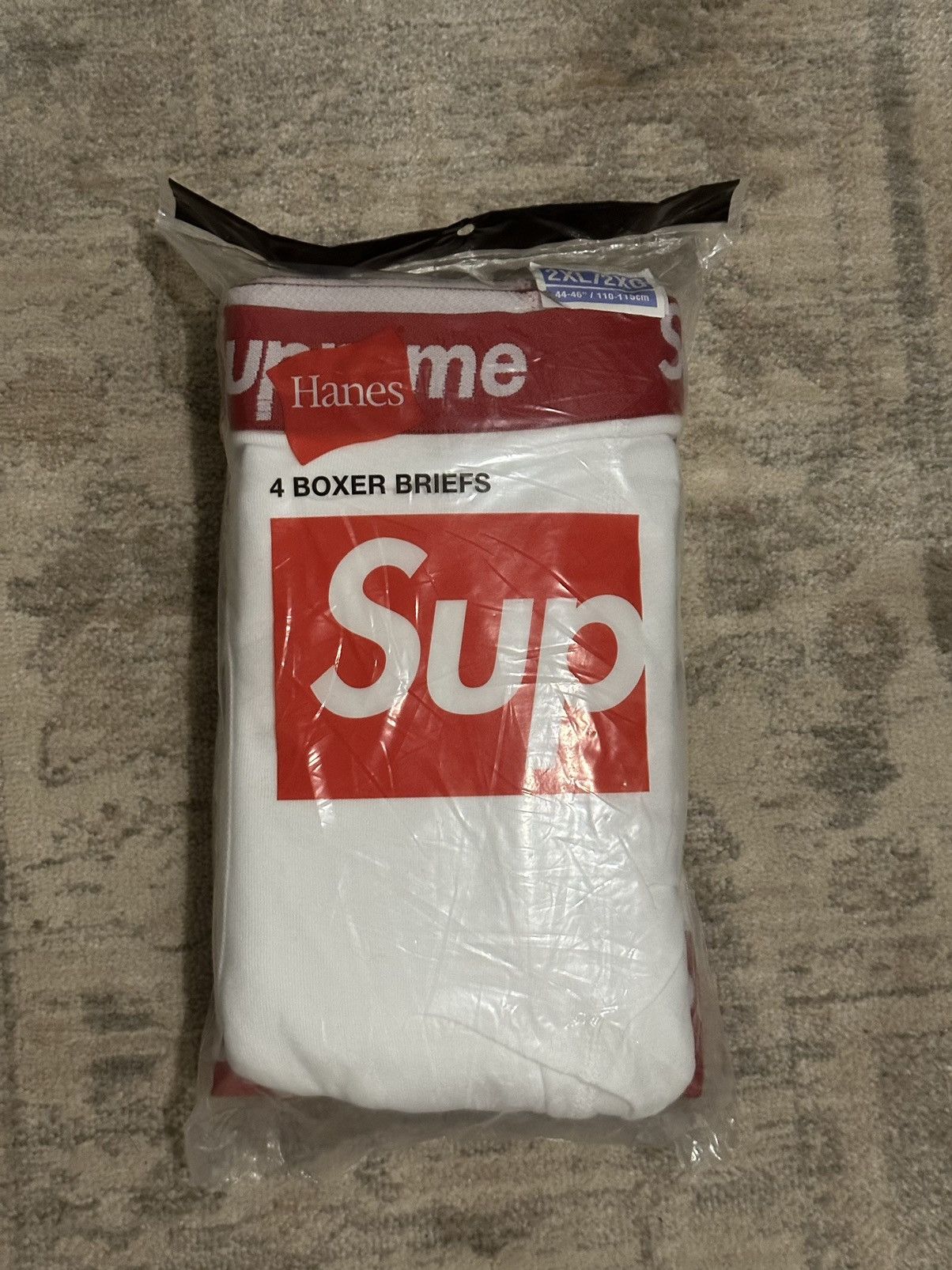 Supreme Supreme Hanes Boxers 4 Pack Xxl Grailed