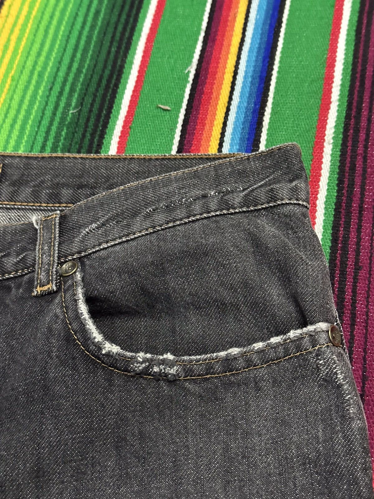 Kapital 💥 Flare Bootcut💥 Just Cavali Distress Design💥 Size US 30 / EU 46 - 9 Thumbnail