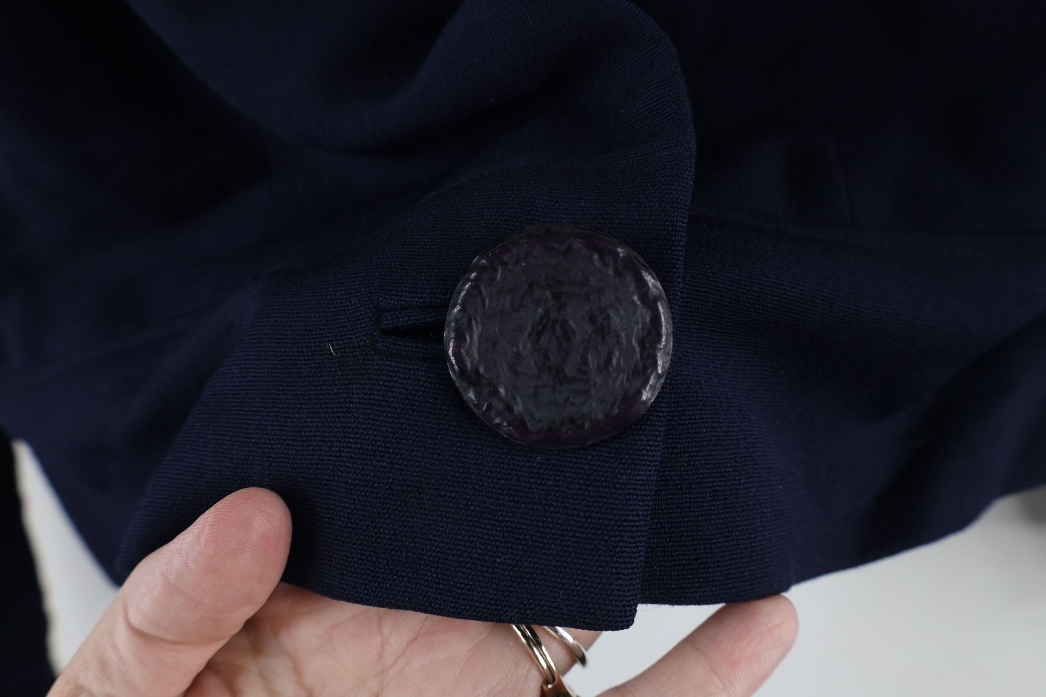 Vintage Vintage 50s Gabardine Collar Penny Lane Blazer Jacket USA Size S / US 4 / IT 40 - 6 Thumbnail