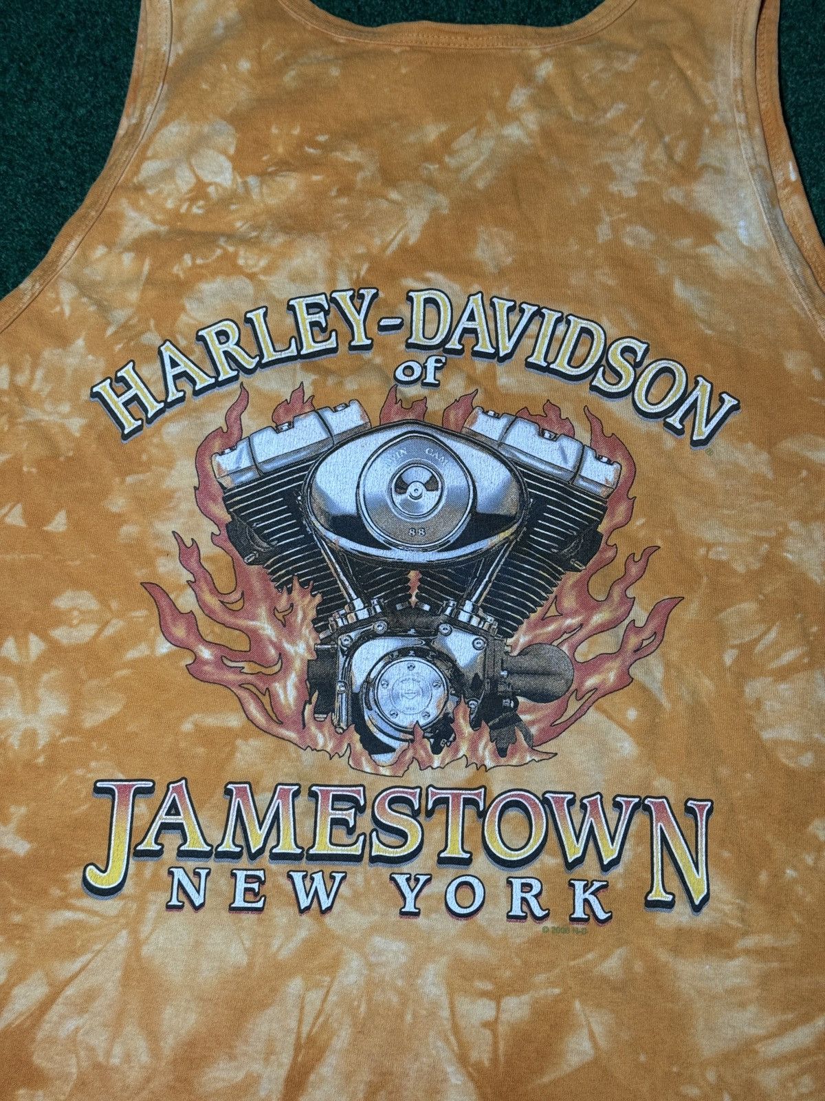 Harley Davidson Vintage 90s Harley Davidson Biker Single Stitch Lrg Tank Top Size US L / EU 52-54 / 3 - 5 Thumbnail