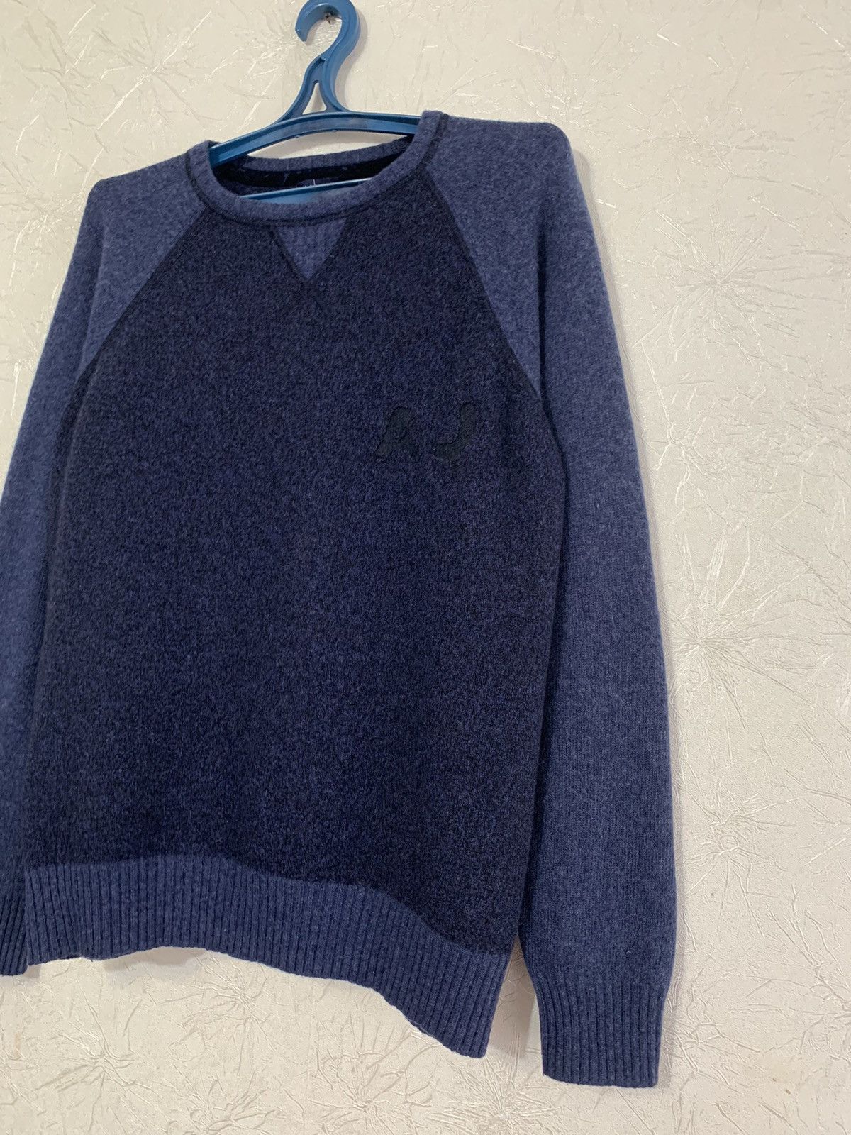 Armani × Giorgio Armani Armani Jeans Men’s Crewneck Wool Sweater Pullover Size M Size US M / EU 48-50 / 2 - 2 Thumbnail