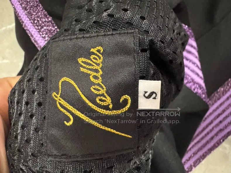 Needles Needles size S Black Purple Glitter Butterfly Casual Pants Size US 32 / EU 48 - 3 Thumbnail
