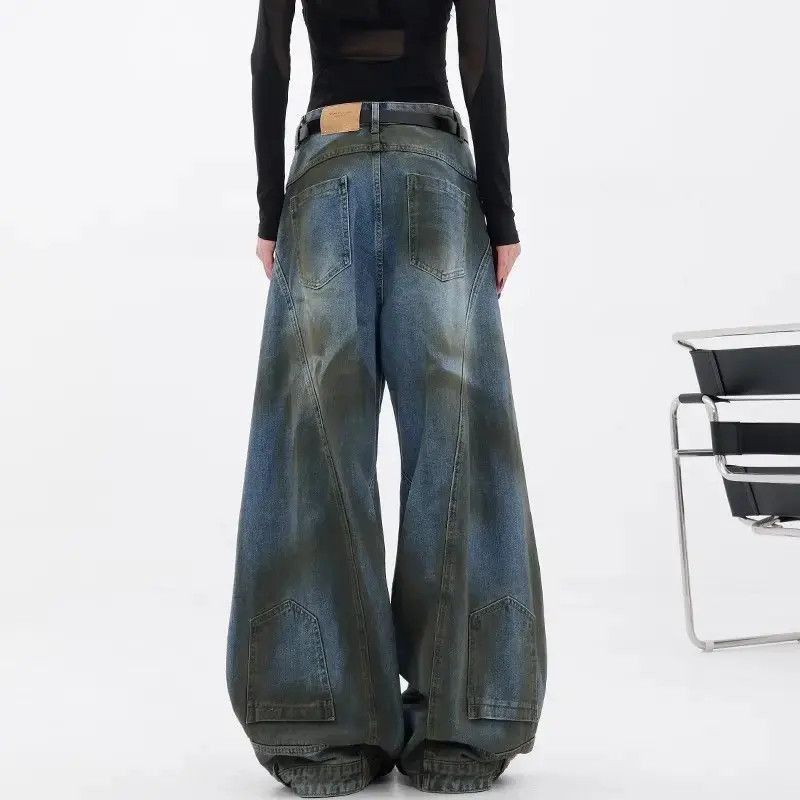 Japanese Brand Retro washed distressed jeans Size US 32 / EU 48 - 5 Thumbnail