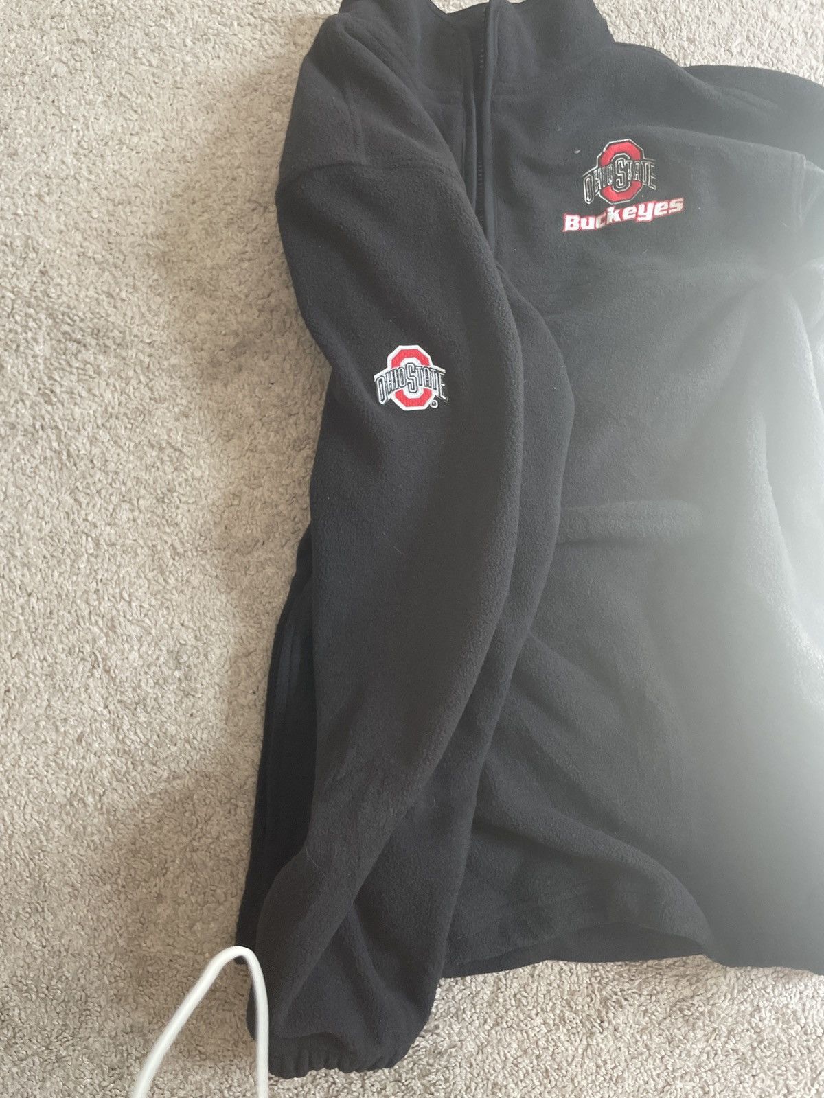 Pro Player Ohio State Buckeyes 1/4 Zip Fleece Pullover – NCAA Team Gear Size US L / EU 52-54 / 3 - 5 Thumbnail