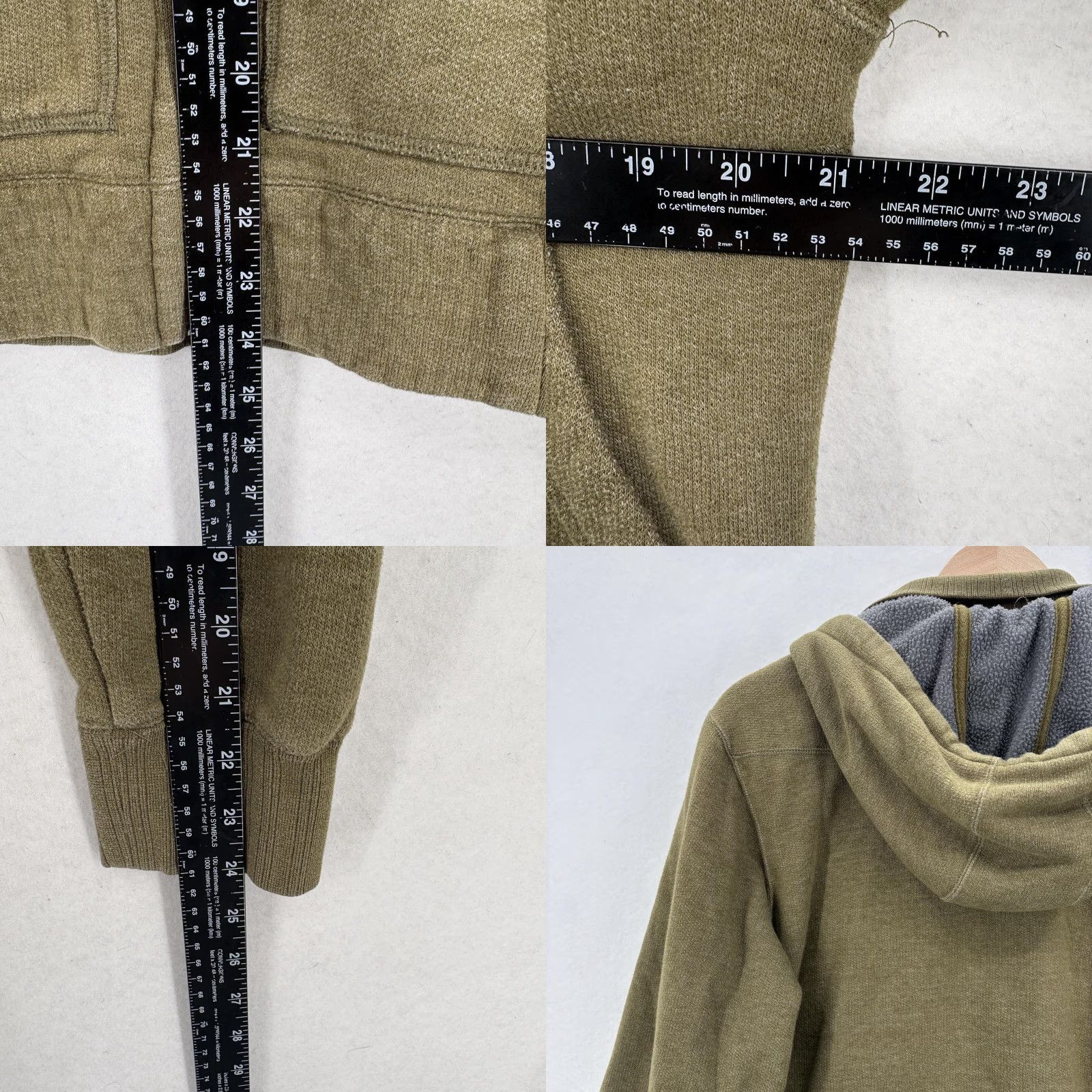 Vintage Horny Toad Hoodie Mens S Green Big Chill Zip HD Fleece Lined Warm Jacket Size US S / EU 44-46 / 1 - 8 Thumbnail