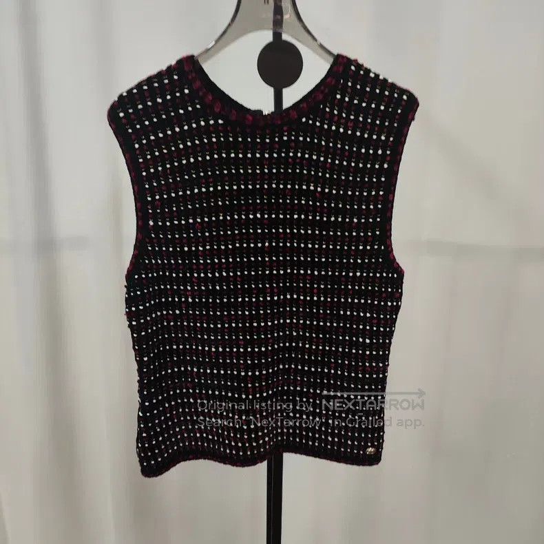 Chanel Chanel Equestrian details woven vest Size S / US 4 / IT 40 - 1 Thumbnail