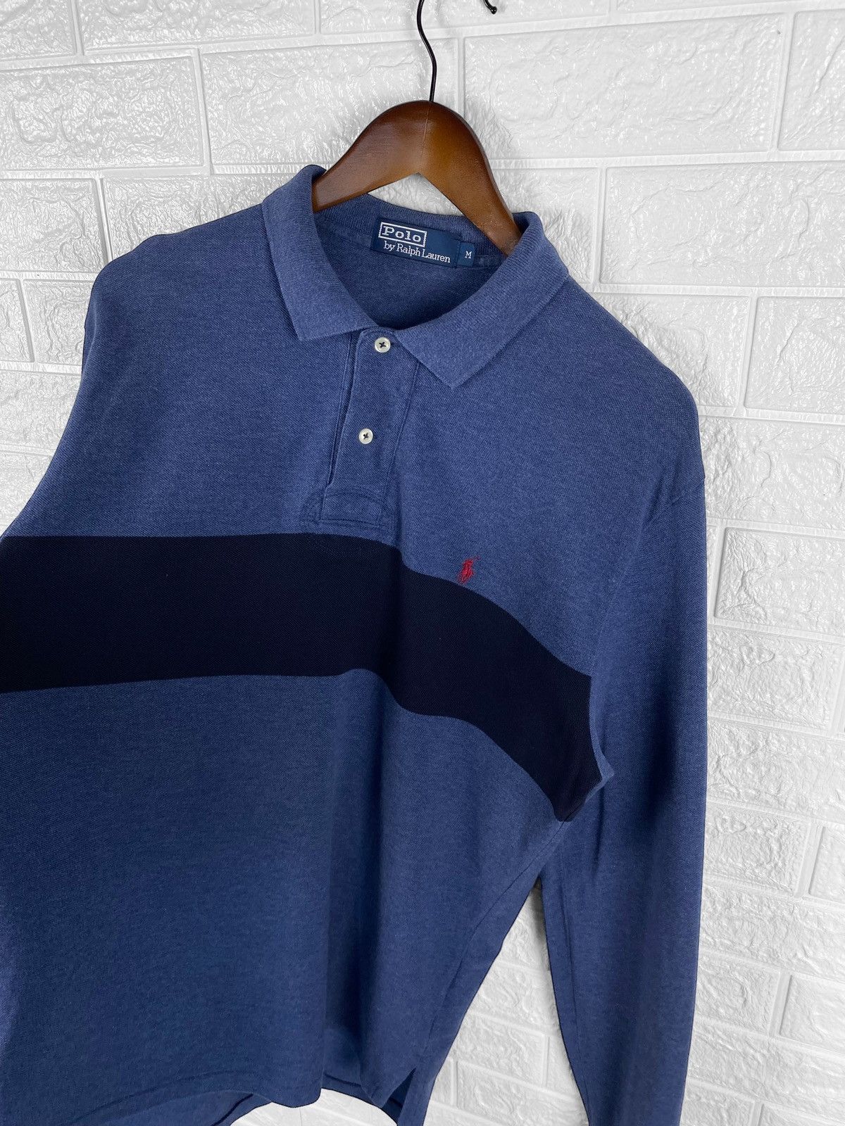 Polo Ralph Lauren × Ralph Lauren × Vintage Vintage Ralph Lauren rugby long sleeve polo t shirt Size US M / EU 48-50 / 2 - 1 Thumbnail