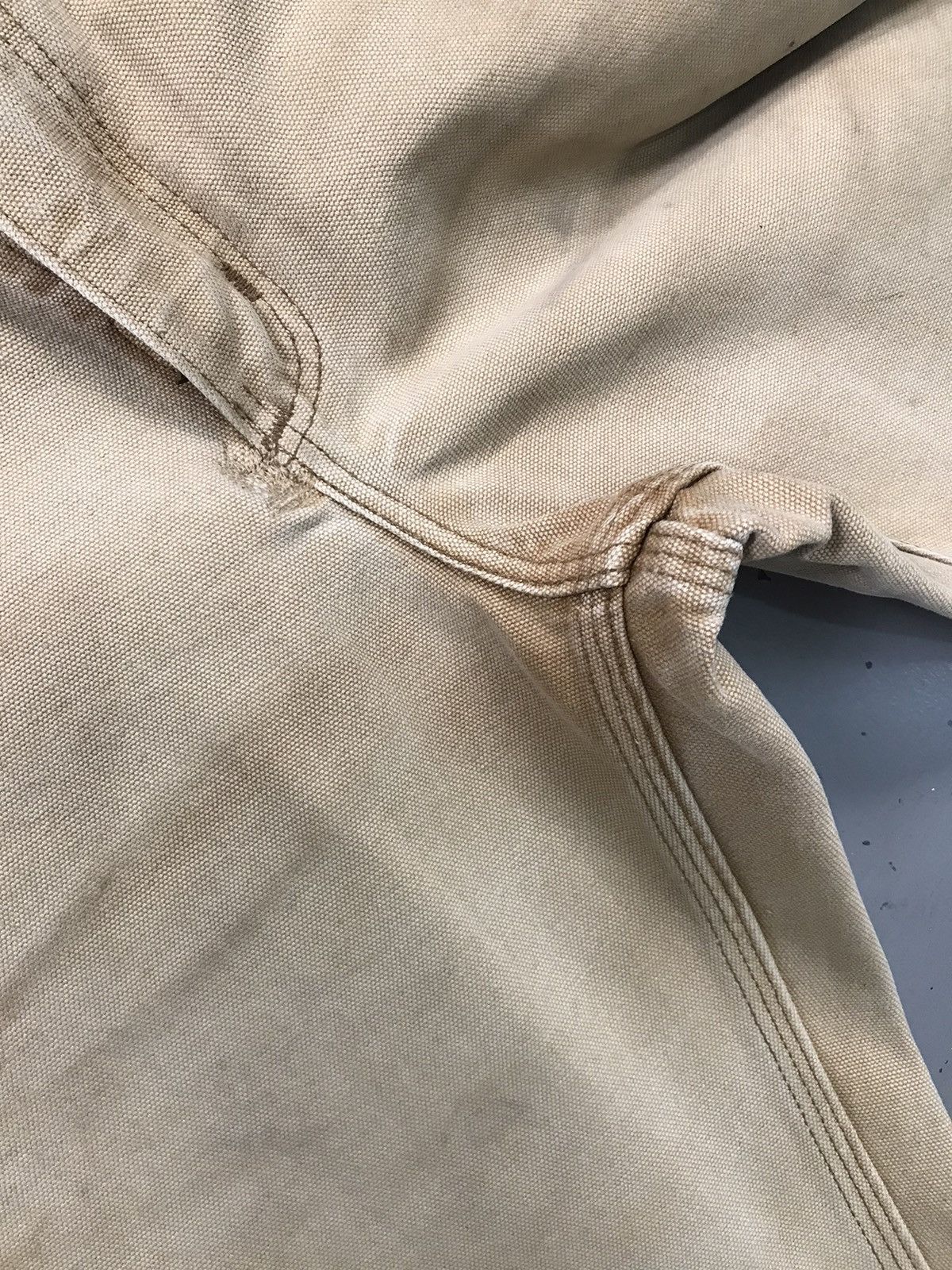Vintage 90s Vintage sunfade Carhartt B11 BRN carpenter denim Size US 32 / EU 48 - 10 Thumbnail