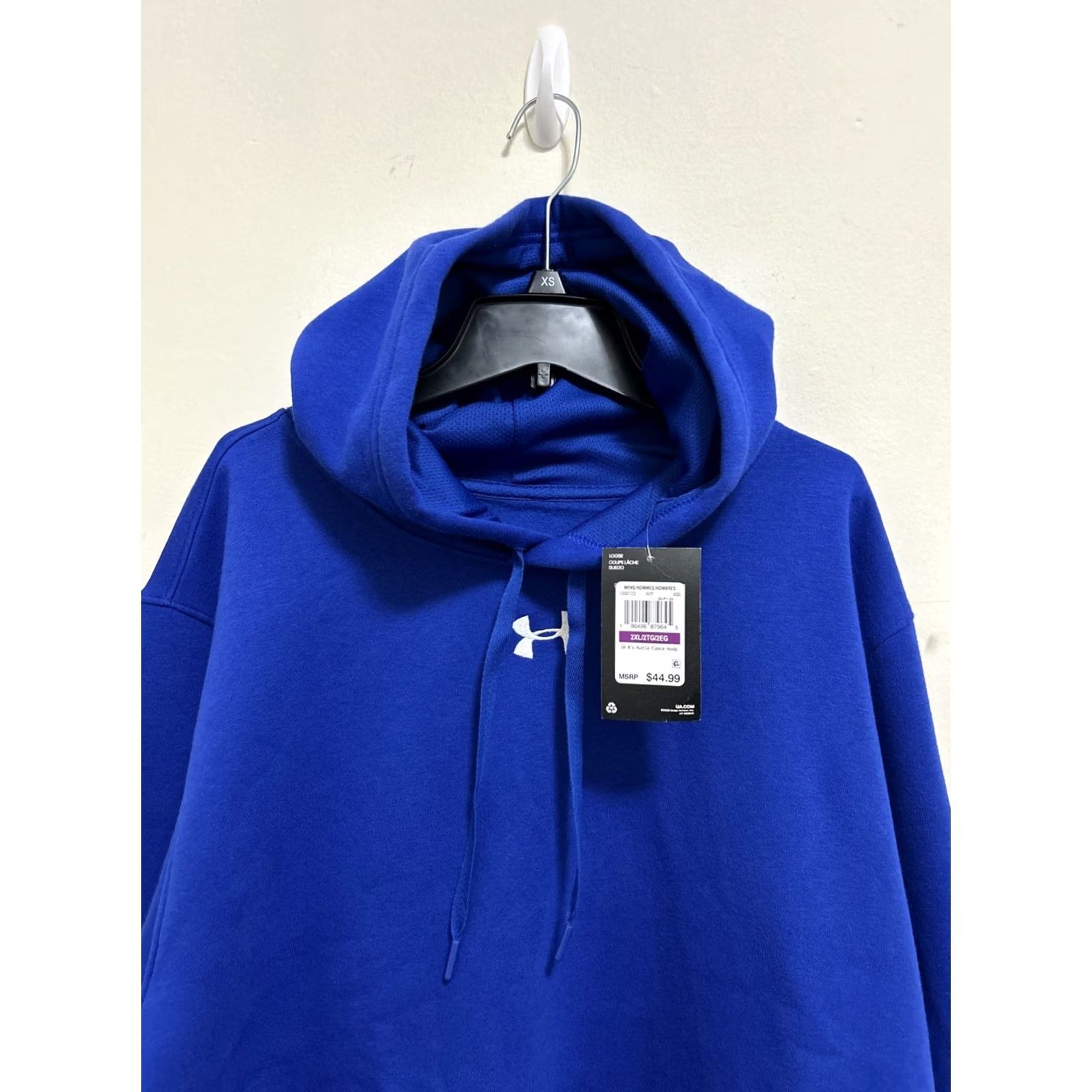 Under Armour Under Armour Hoodie Mens 2XL Blue Hustle Fleece Hoody Pullover Sweatshirt Shirt Mens Hoodie Blue 2XL Athletic Sports Pullover Hoodie Size US XXL / EU 58 / 5 - 2 Thumbnail