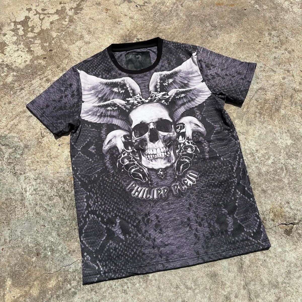 Philipp Plein Philipp Plein Skull Wings All Over Print Tee Size US S / EU 44-46 / 1 - 13 Thumbnail