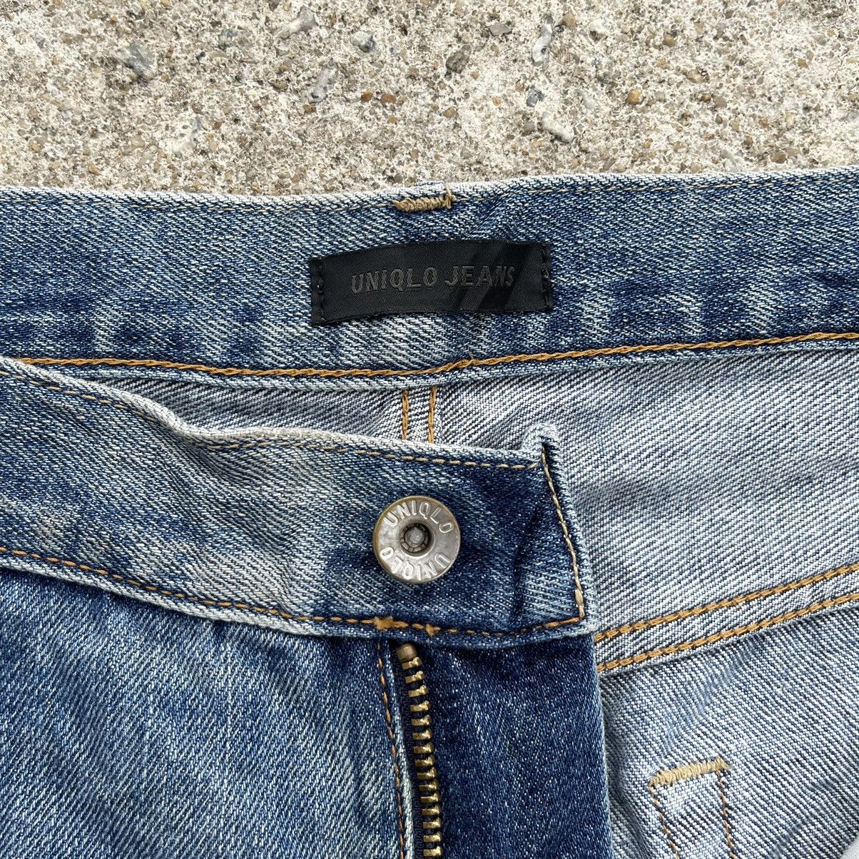 Japanese Brand × Jean × Uniqlo 🔥 Uniqlo Rusty Distressed Denim W30🔥 Size US 30 / EU 46 - 8 Thumbnail