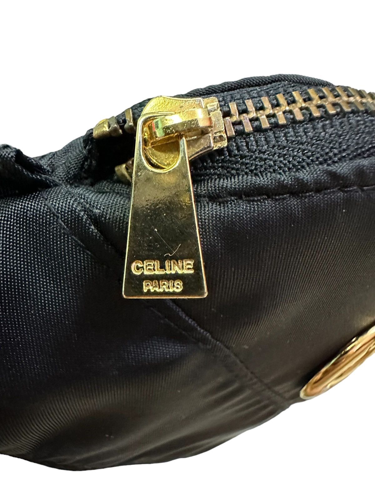 Celine AUTHENTIC CELINE SMALL GOLD RING STORAGE COSMETIC BAG Size ONE SIZE - 7 Thumbnail