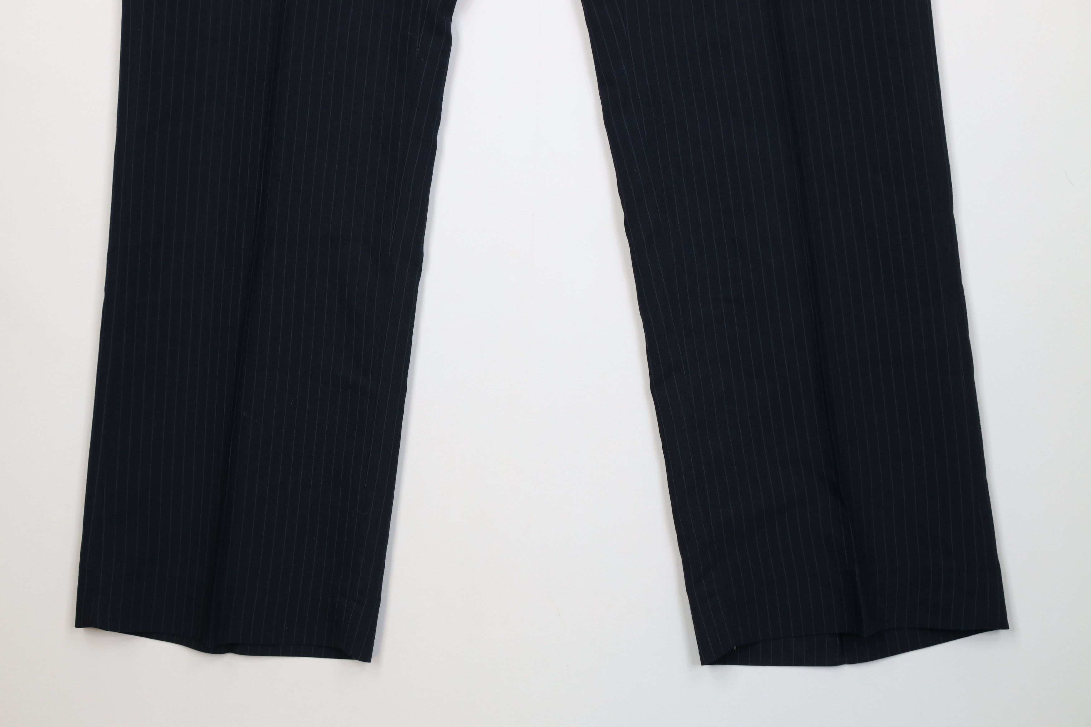 Vintage Vintage 70s Streetwear Knit Wide Leg Chino Pants Blue USA Size US 42 / EU 58 - 4 Thumbnail