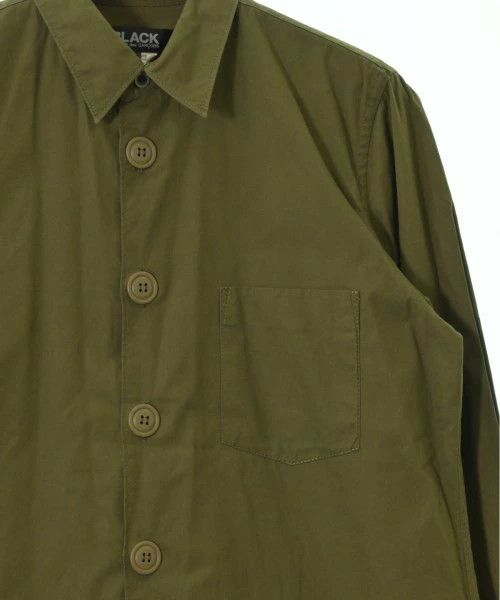 Comme des Garcons Black Shirt Long Sleeve Plain Button Up Chest Pocket Khaki Size US L / EU 52-54 / 3 - 4 Thumbnail