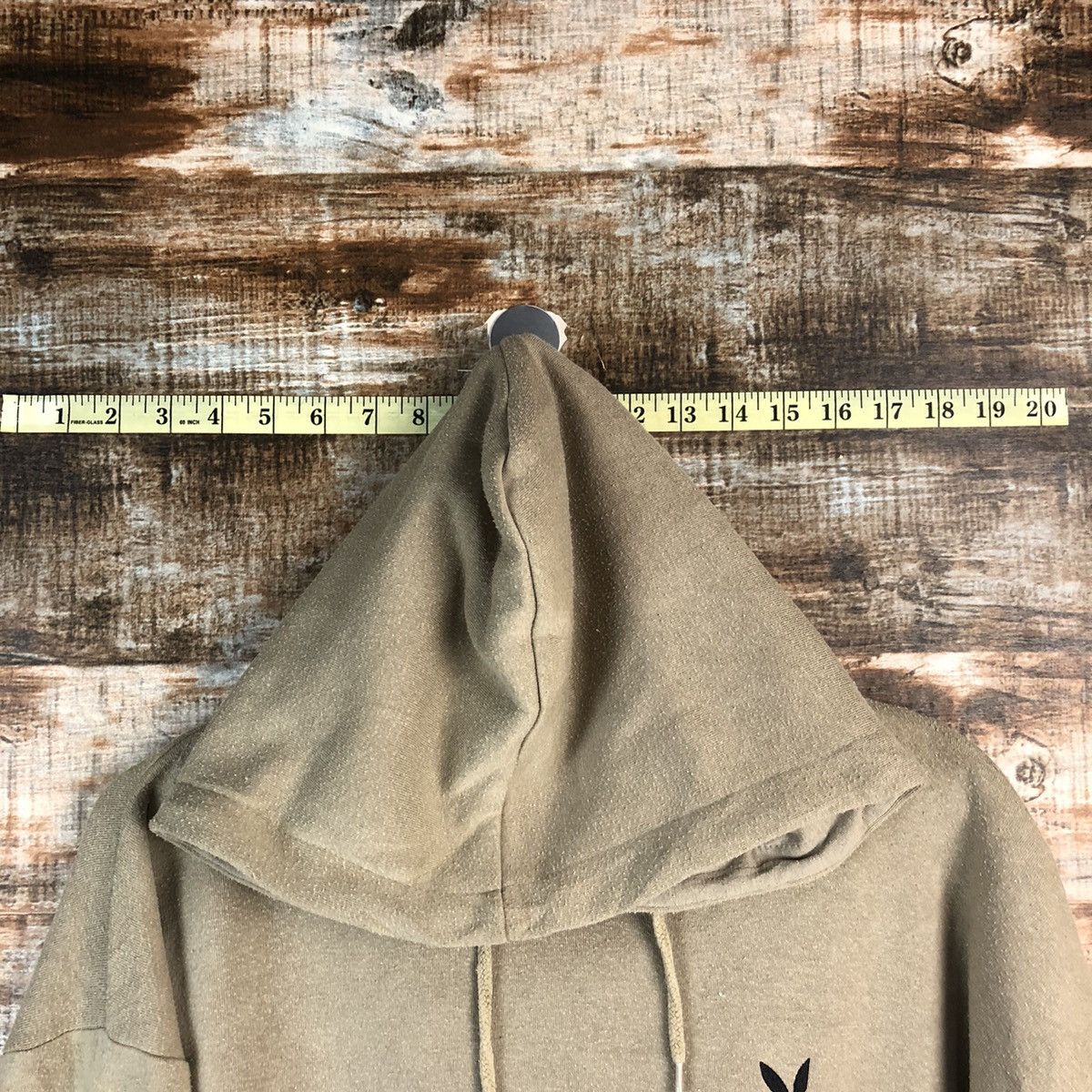 Playboy Play Boy vintage font sleeve Brown Hoodie #A1933 Size US L / EU 52-54 / 3 - 4 Thumbnail