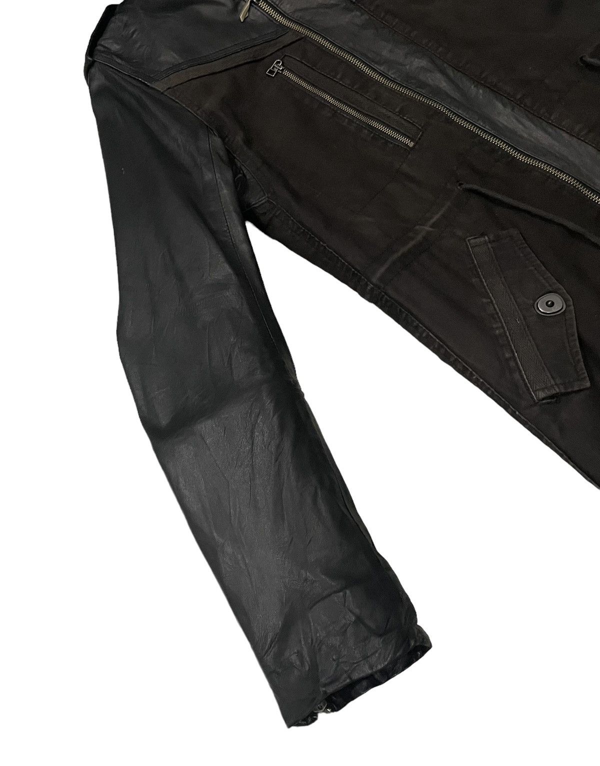 14th Addiction 14th Addiction Seditionaries Sheepskin Leather Parka Jacket Size US S / EU 44-46 / 1 - 7 Thumbnail