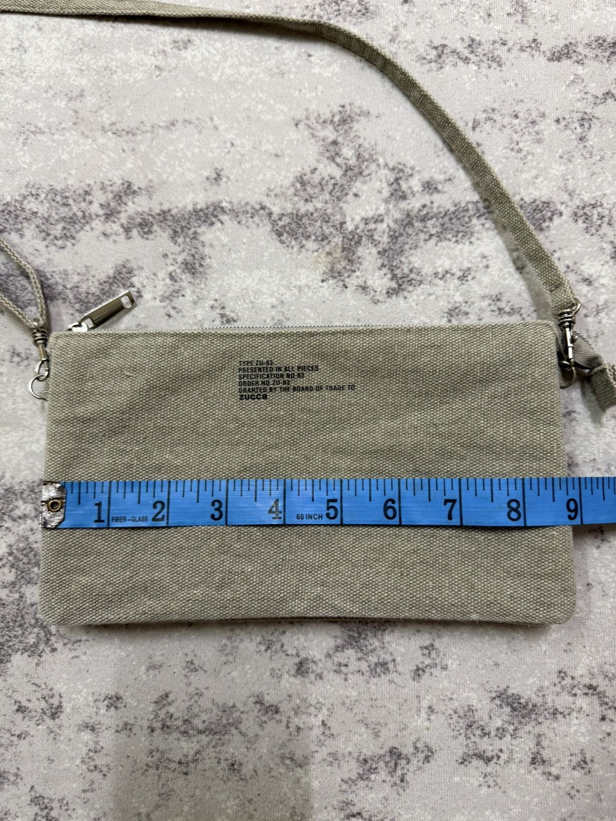 Zucca Vintage Zucca Canvas Sling Bag Size ONE SIZE - 7 Thumbnail