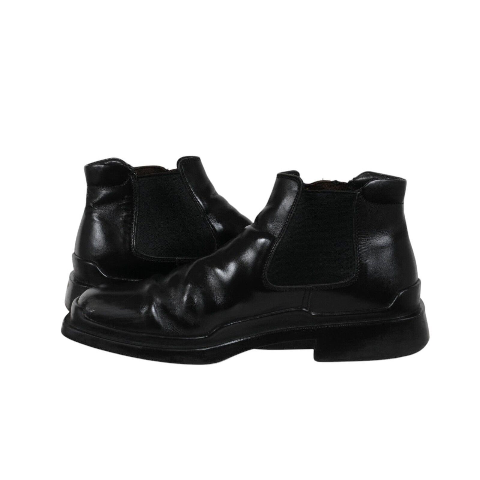 Prada Aw99 Vintage Square Toe Boots - 02494 Size US 8.5 / EU 41-42 - 10 Thumbnail