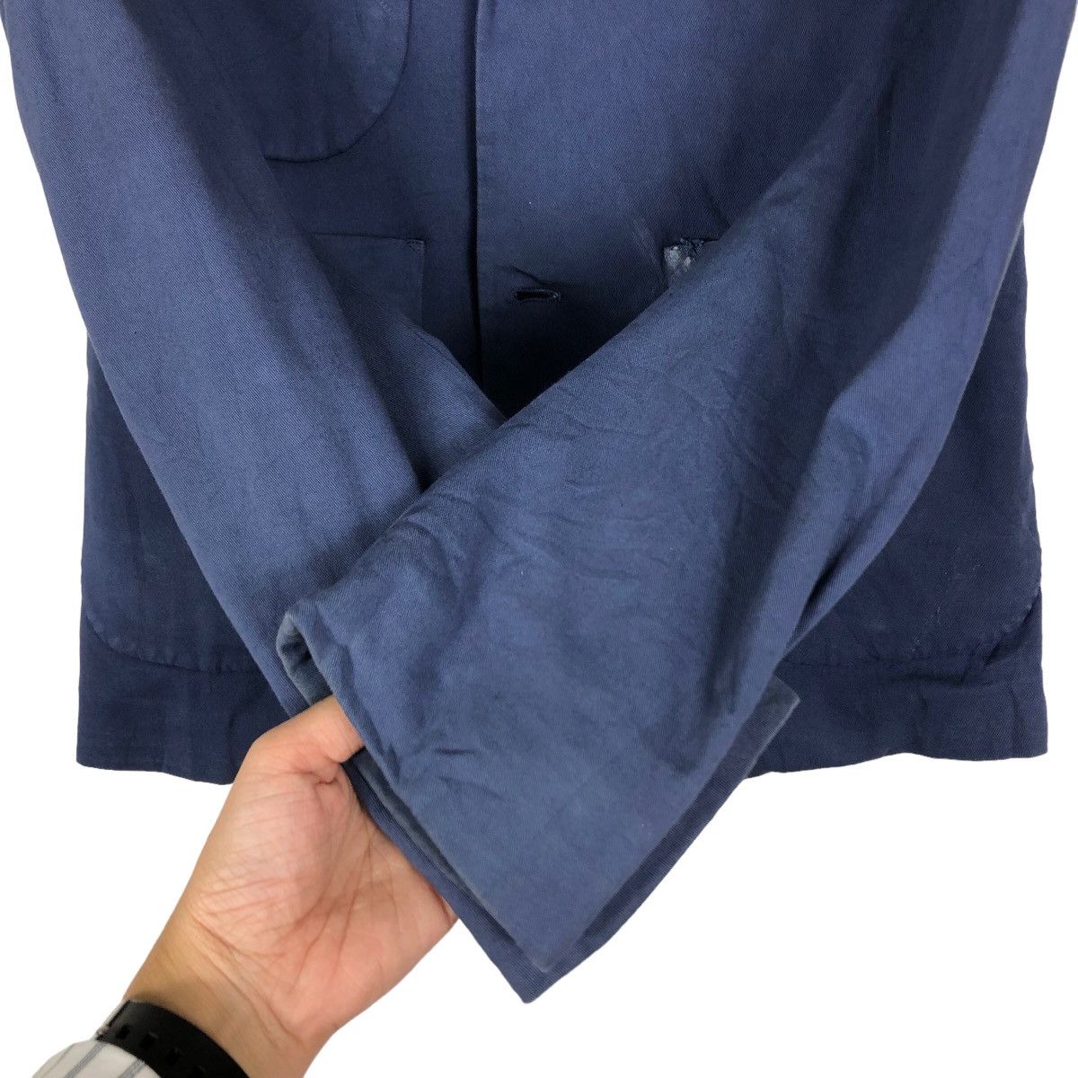 Japanese Brand 🔥Vtg Chore Jacket Double Breast Coats Menichetti Italy Size US M / EU 48-50 / 2 - 13 Thumbnail