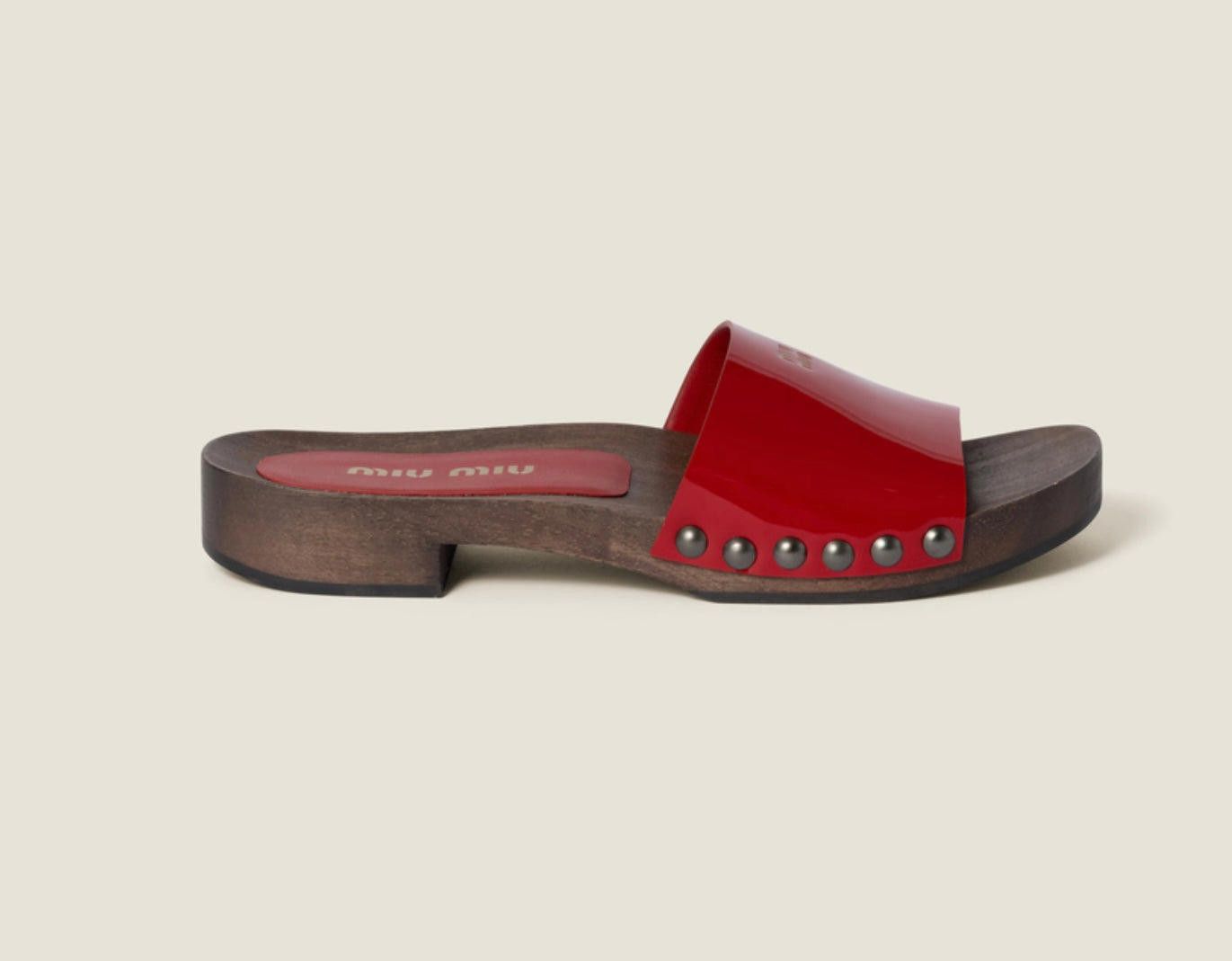 Miu Miu Miu Miu Patent leather clogs size 38 Size ONE SIZE - 1 Thumbnail