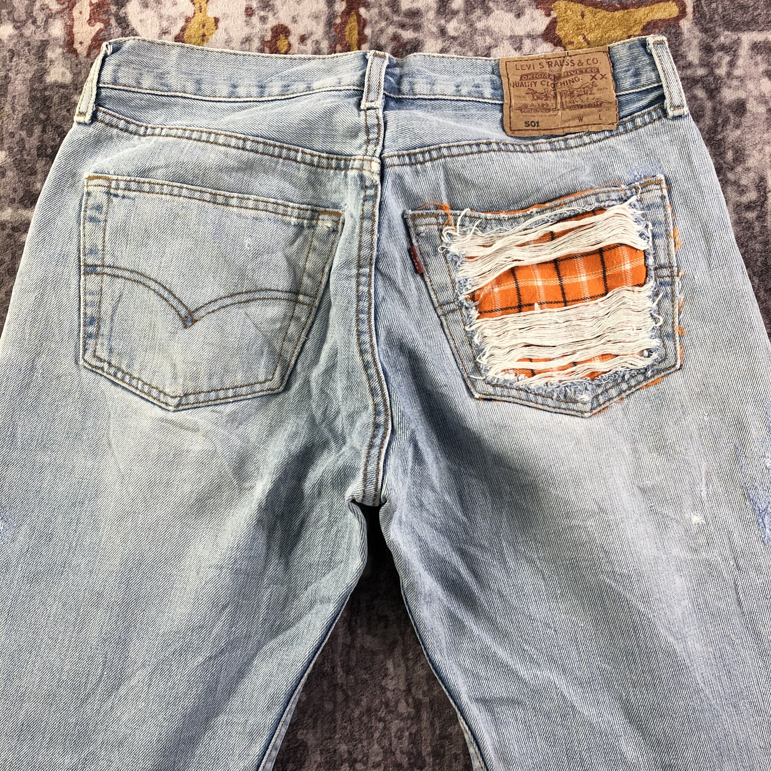 Levi's × Vintage Vintage 90s Levis 501 Jeans-JM3275 Size US 30 / EU 46 - 5 Thumbnail