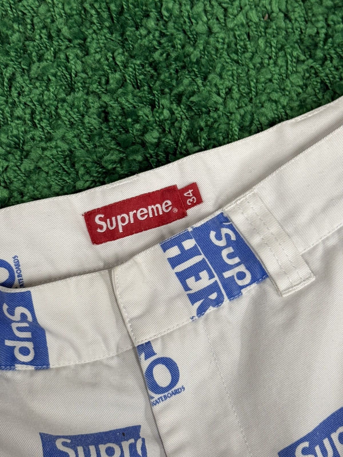 Antihero × Supreme Supreme x Antihero Work Pant White Anti Hero Super SS22 Size US 34 / EU 50 - 3 Thumbnail