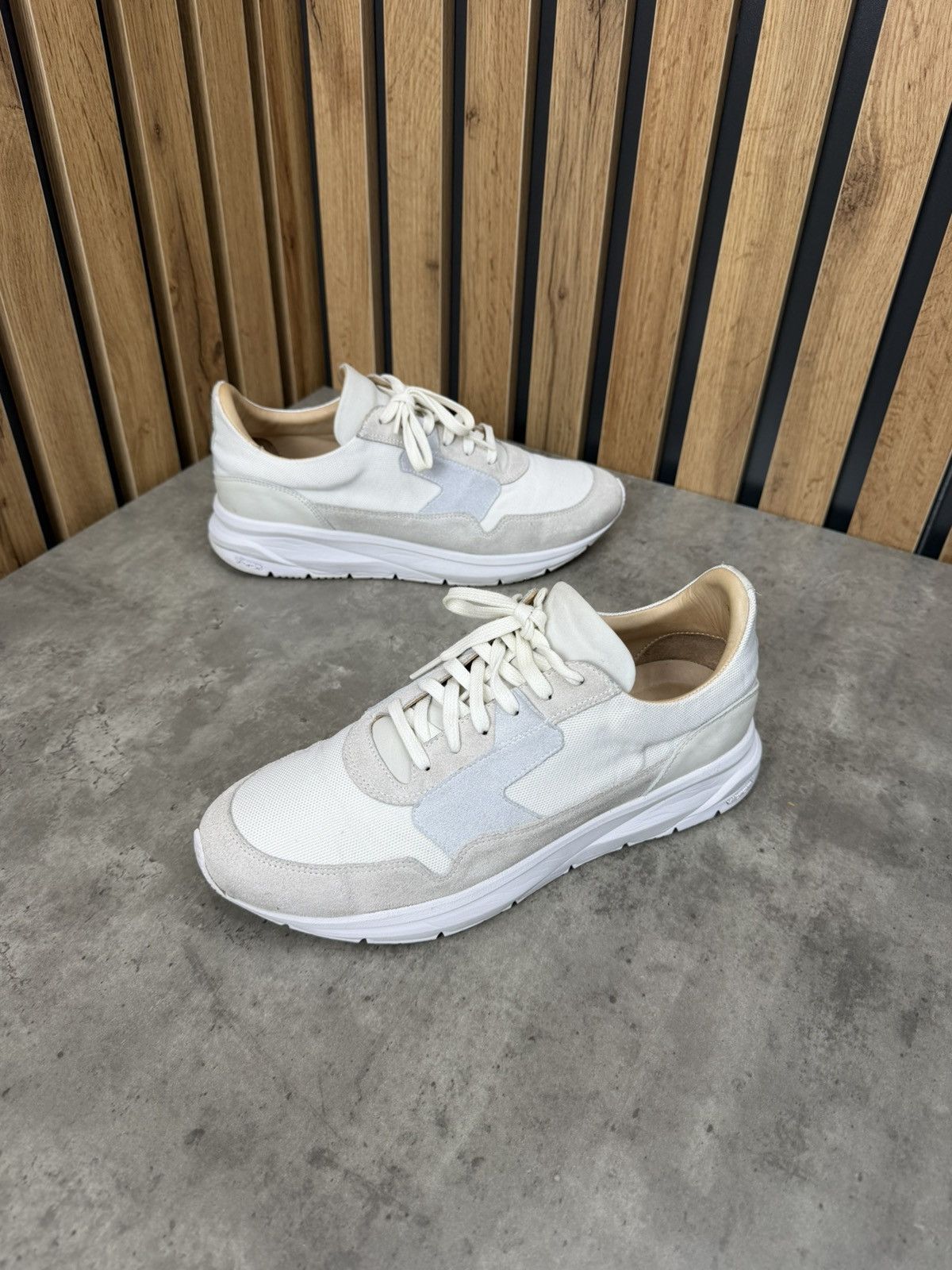 Suitsupply Suitsupply White Suede & Textile Sneakers Men’s Size 43 Size US 10 / EU 43 - 14 Thumbnail