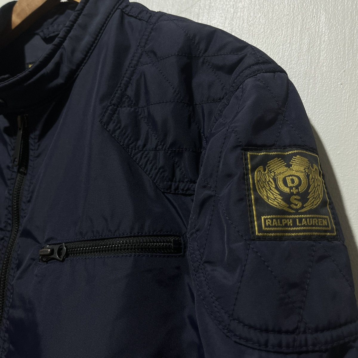 Denim & Supply Ralph Lauren Ralph Lauren Midnight Blue Nylon Bomber Jacket Size US M / EU 48-50 / 2 - 3 Thumbnail