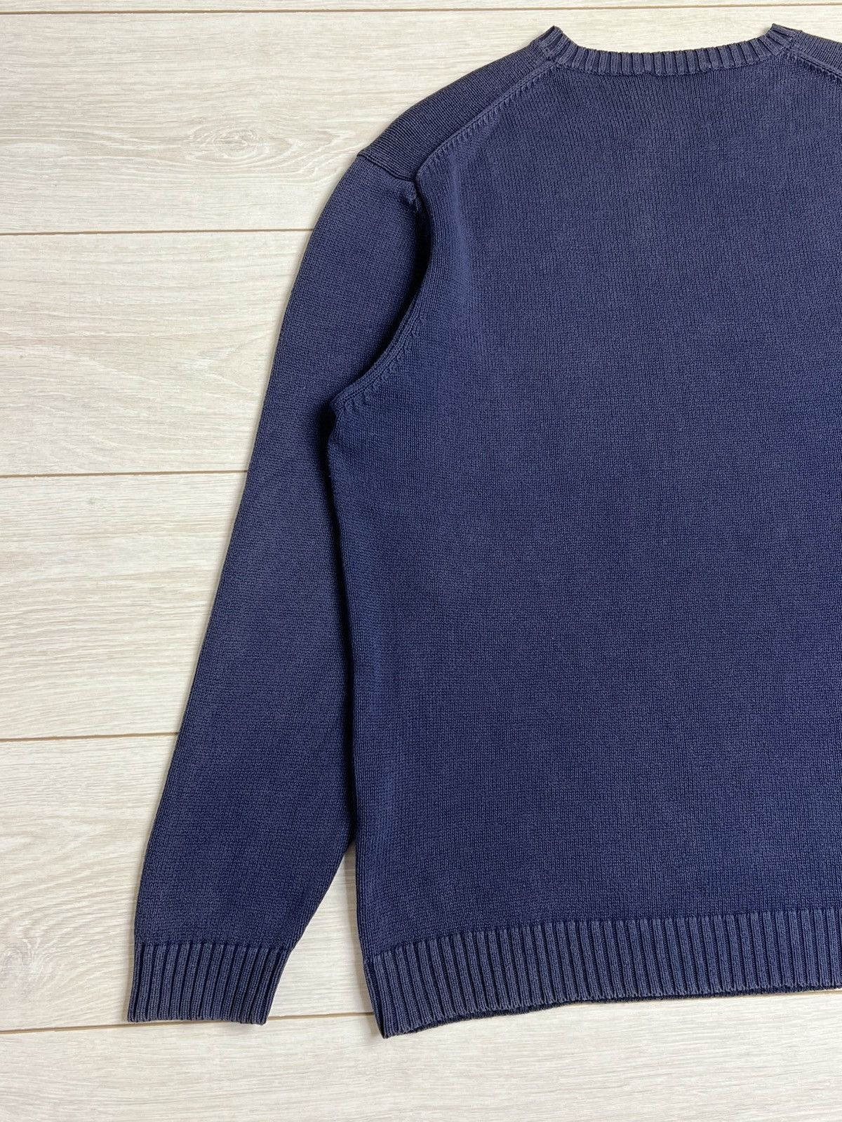 Yves Saint Laurent Vintage YSL Pour Homme Navy Crewneck Sweater Size US XL / EU 56 / 4 - 8 Thumbnail