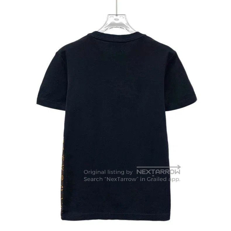 Louis Vuitton Louis Vuitton Black logo cotton crewneck short sleeve T-sh Size US S / EU 44-46 / 1 - 2 Thumbnail