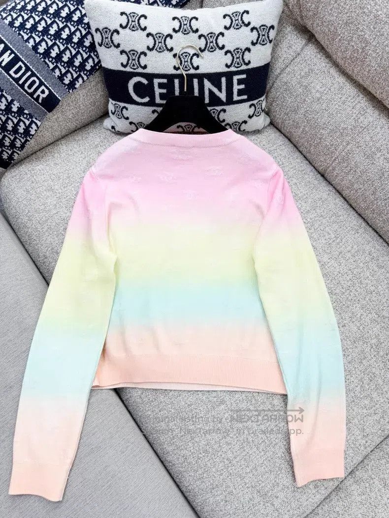 Chanel Chanel Double C relief logo cashmere long sleeves Size XS / US 0-2 / IT 36-38 - 3 Thumbnail