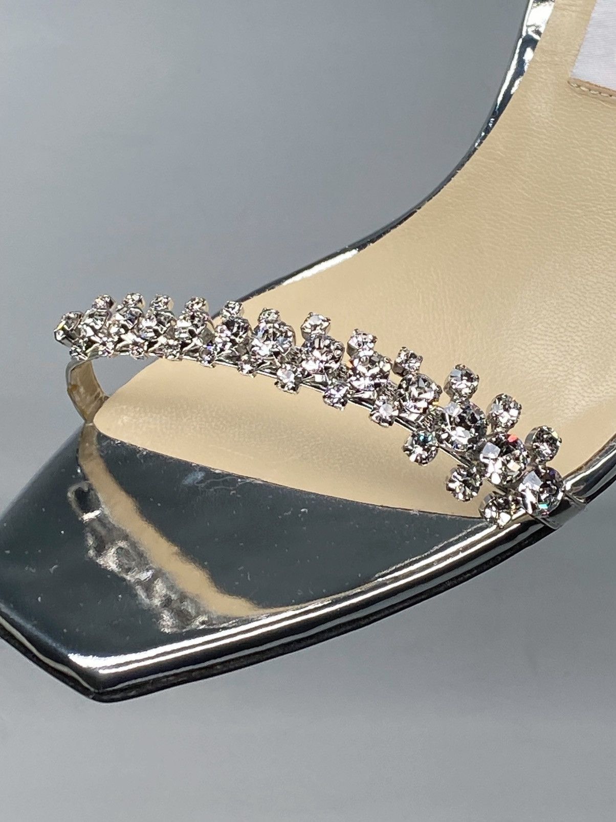 Jimmy Choo Jimmy Choo Meira Embellished Patent Leather Sandals size 41 Size US 11 / IT 41 - 9 Thumbnail