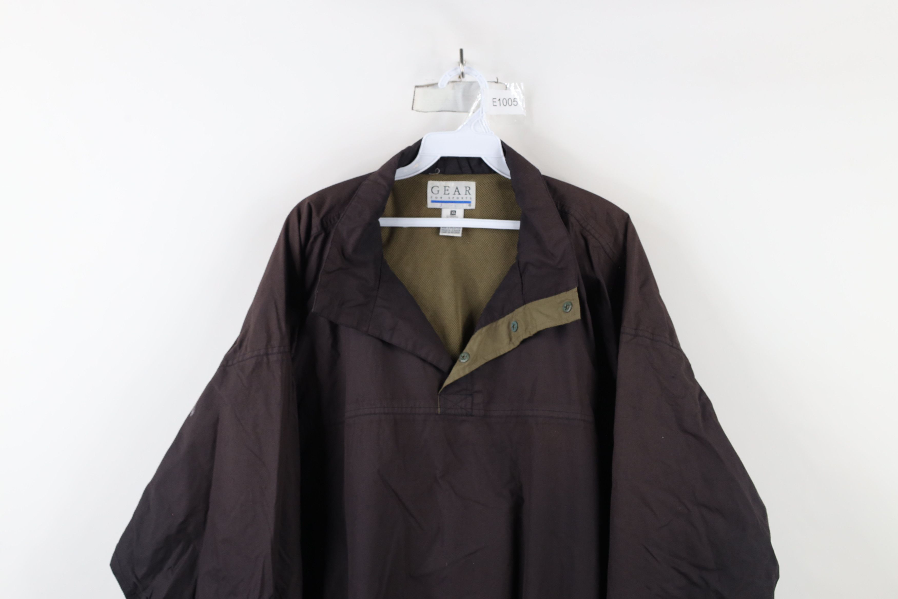 Vintage Vintage 90s Streetwear Button Pullover Windbreaker Jacket Size US XL / EU 56 / 4 - 2 Thumbnail